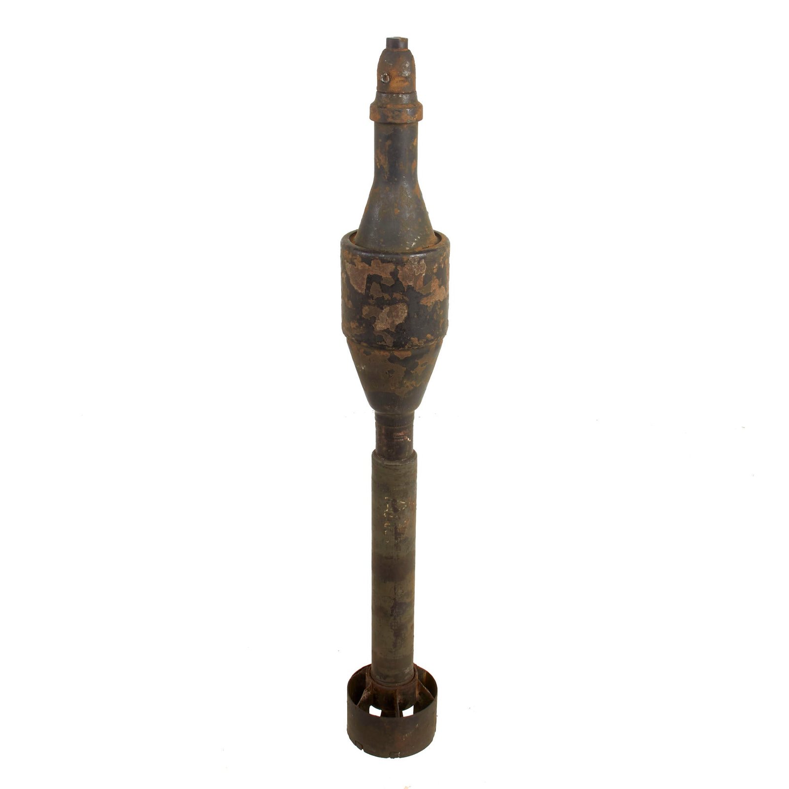 Buy Original German WWII Inert Panzerschreck RPzB 54 8.8cm Anti-Tank Rocket with Markings & Extras | Original Firearms Antique For Sale