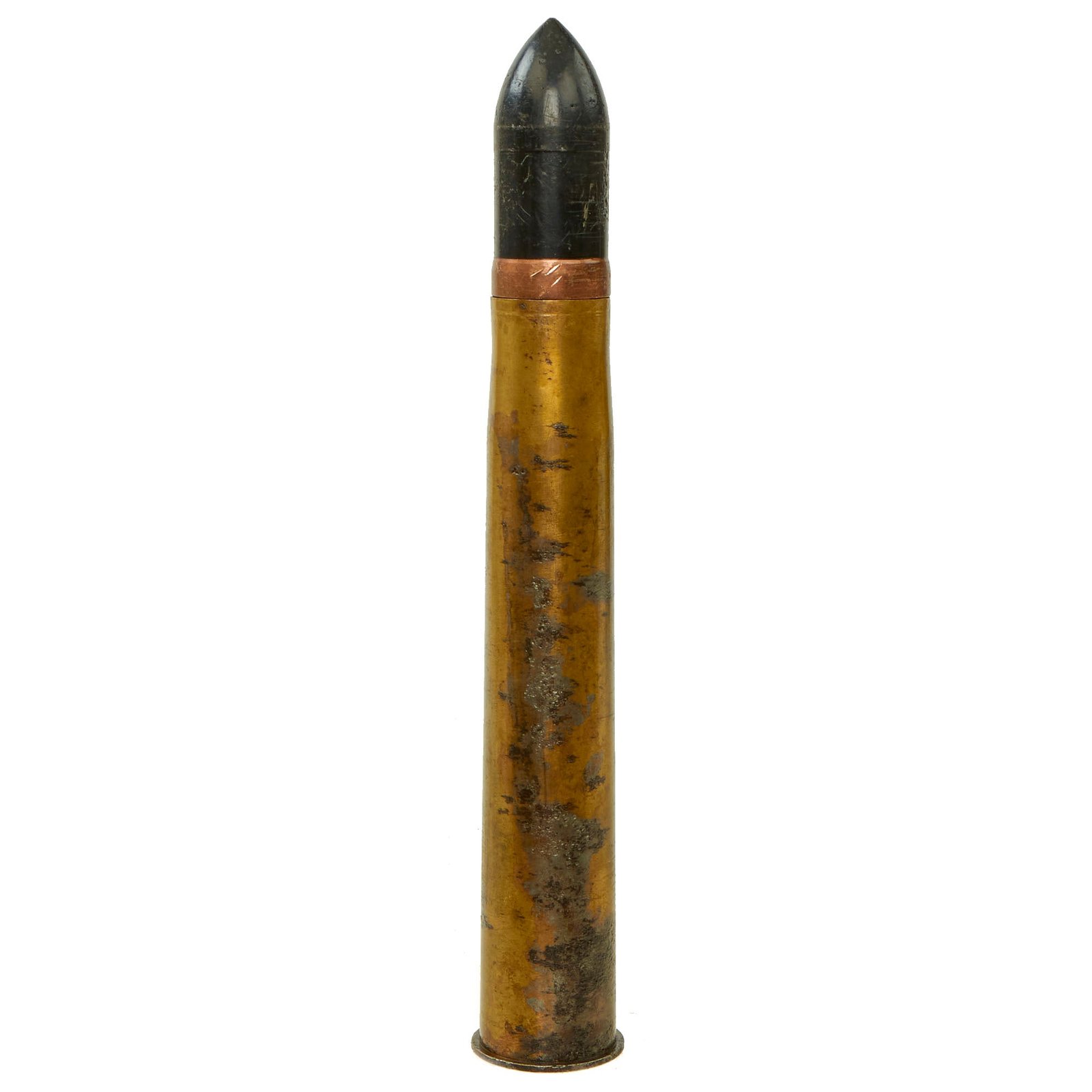 Buy Original German Pre WWII Inert PAK 36 Armor Piercing 3.7cm Shell dated 1938 - 37mm Anti-Tank | Original Firearms Antique For Sale