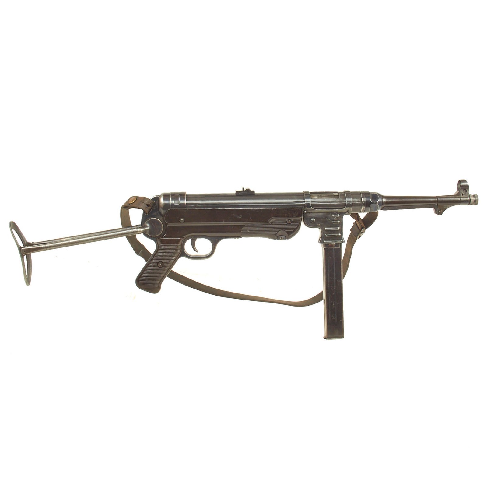 Buy Original German WWII MP 40 Display Gun by C.G. Haenel with Live Barrel, Magazine & Sling - Maschinenpistole 40 | Original Firearms Antique For Sale