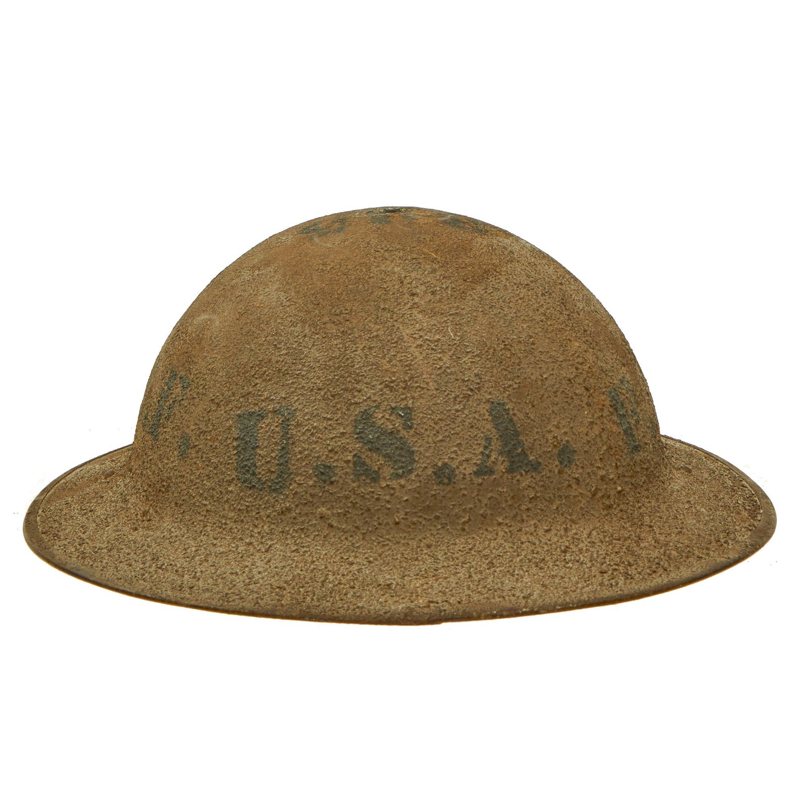 Buy Original U.S. WWI Named 325th Field Artillery Battalion Complete M1917 Doughboy Helmet - Sergeant Joseph A. Soberg | Original Firearms Antique For Sale