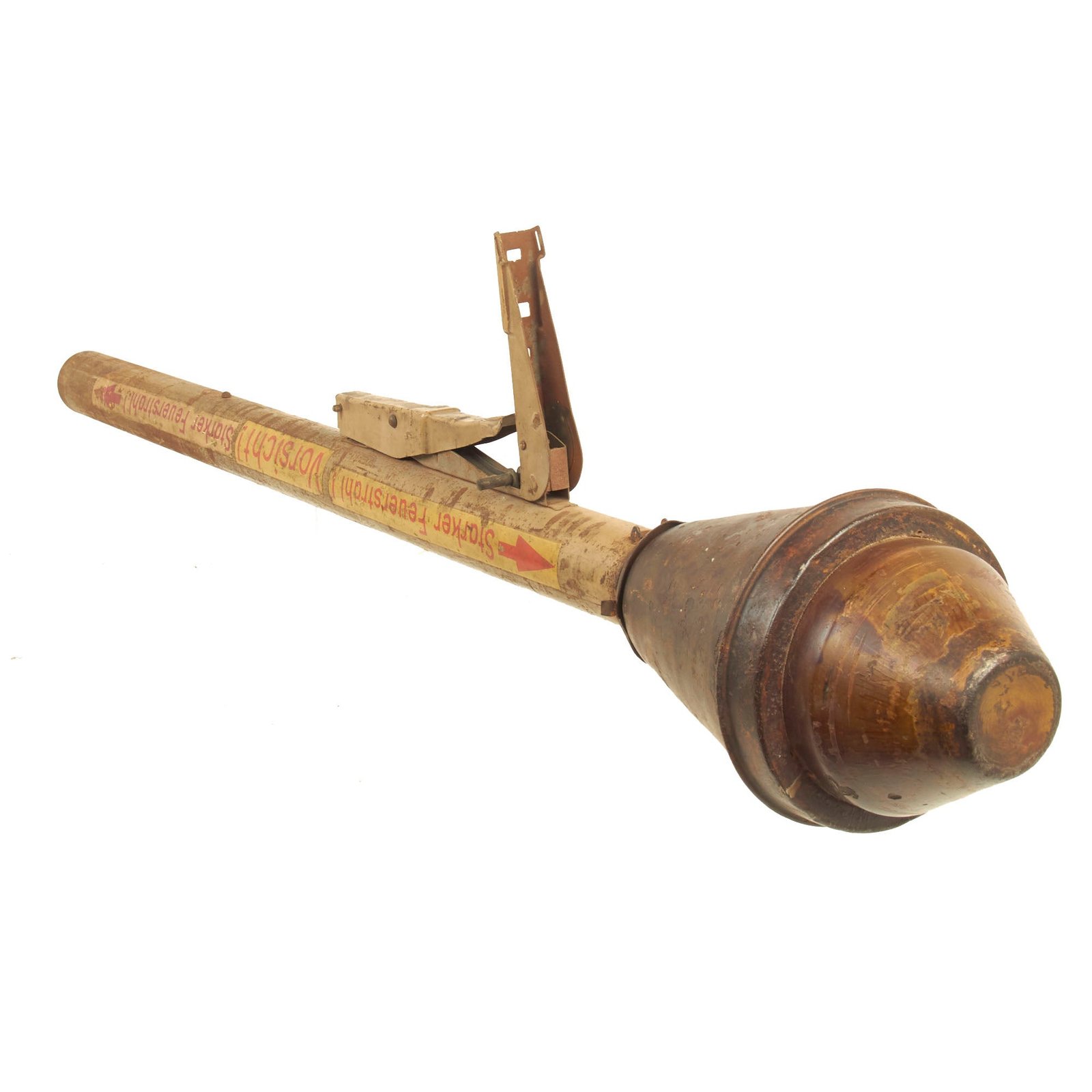 Buy Original German WWII Panzerfaust 60 Anti-Tank Rocket With Launcher Featuring Original Paint and Instruction Label | Original Firearms Antique For Sale