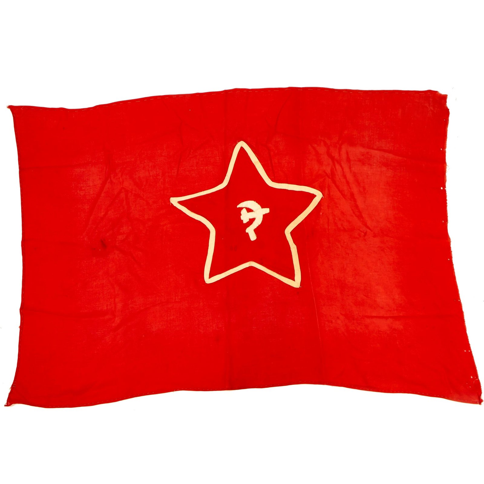 Buy Original U.S. Vietnam War Captured Vietnamese Communist Party Flag - 52” x 35” | Original Firearms Antique For Sale