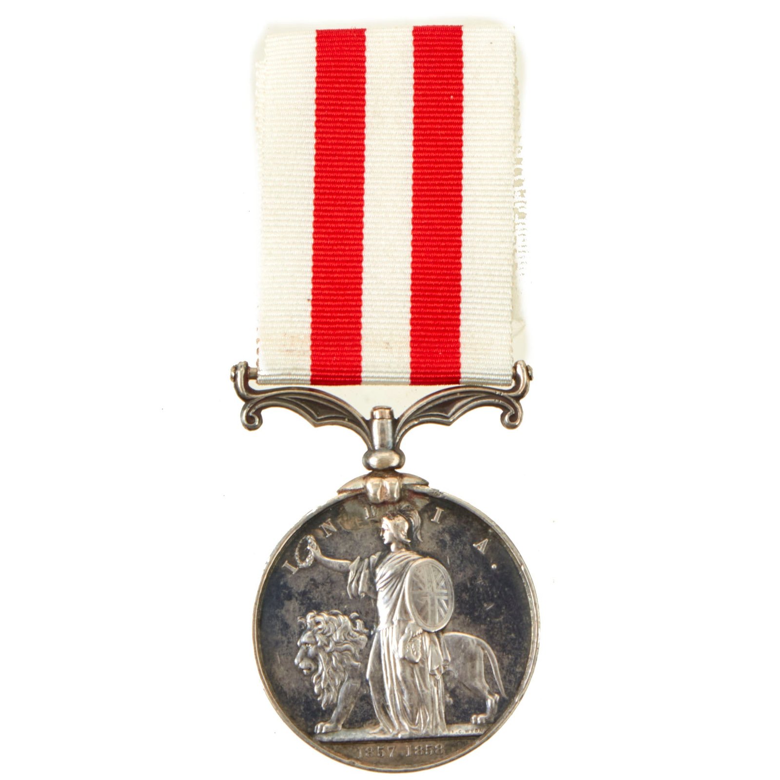 Buy Original British Indian Rebellion of 1857 Indian Mutiny Medal For Private Joseph Brairley, 2nd Battalion, 60th Regiment King's Royal Rifle Corps | Original Firearms Antique For Sale