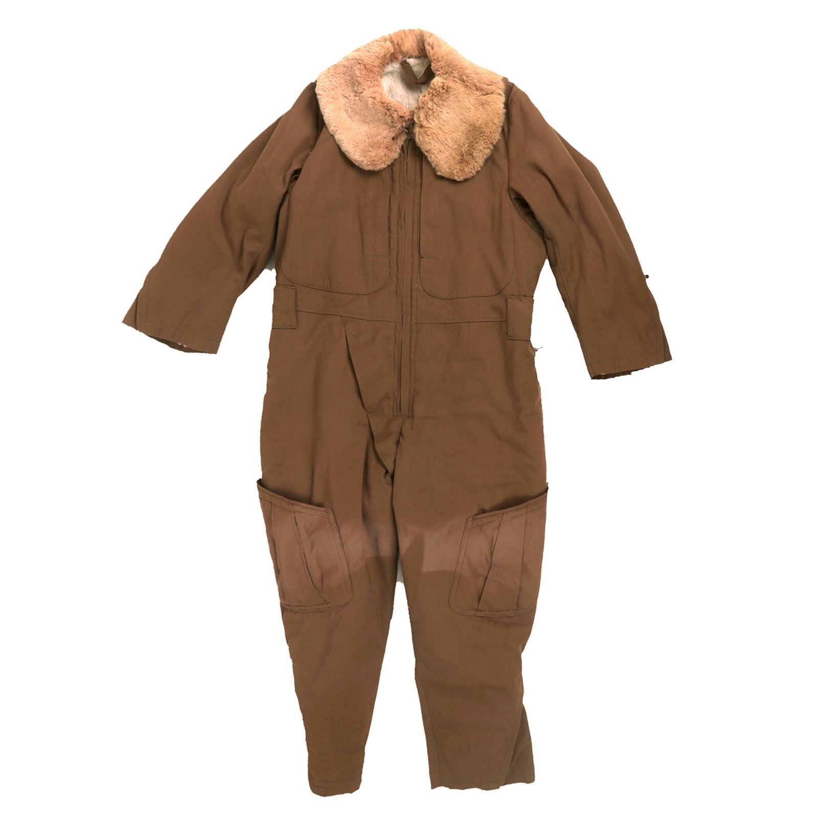 Buy Original Rare Imperial Japanese WWII Winter Fur Lined Pilot Electric Heated Flight Suit | Original Firearms Antique For Sale
