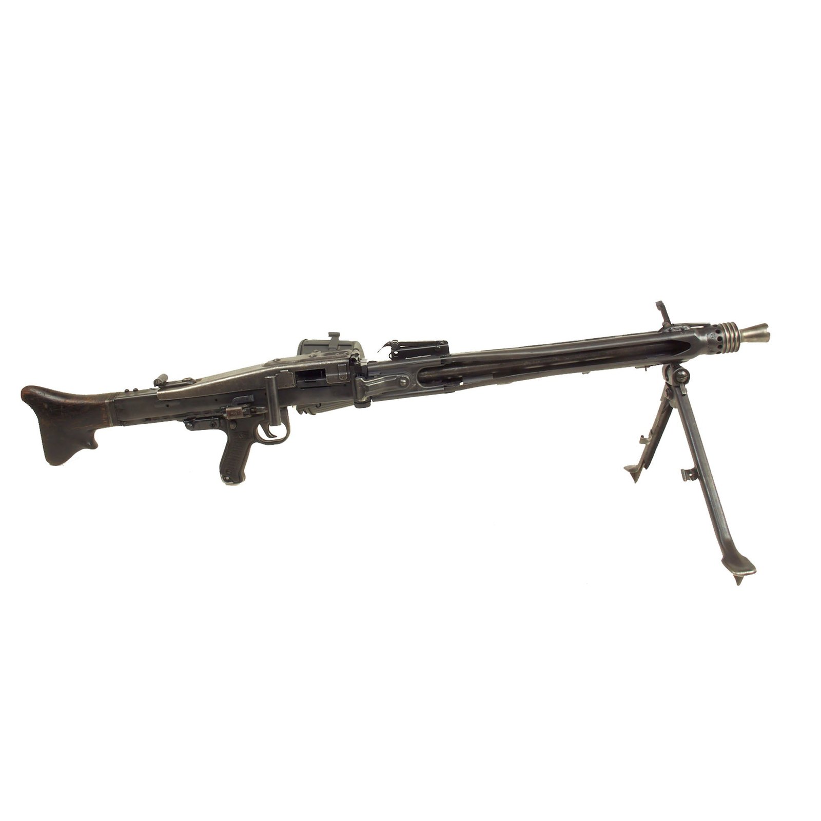 Buy Original German WWII MG 42 Display Machine Gun with Basket Belt Carrier and Bipod | Original Firearms Antique For Sale