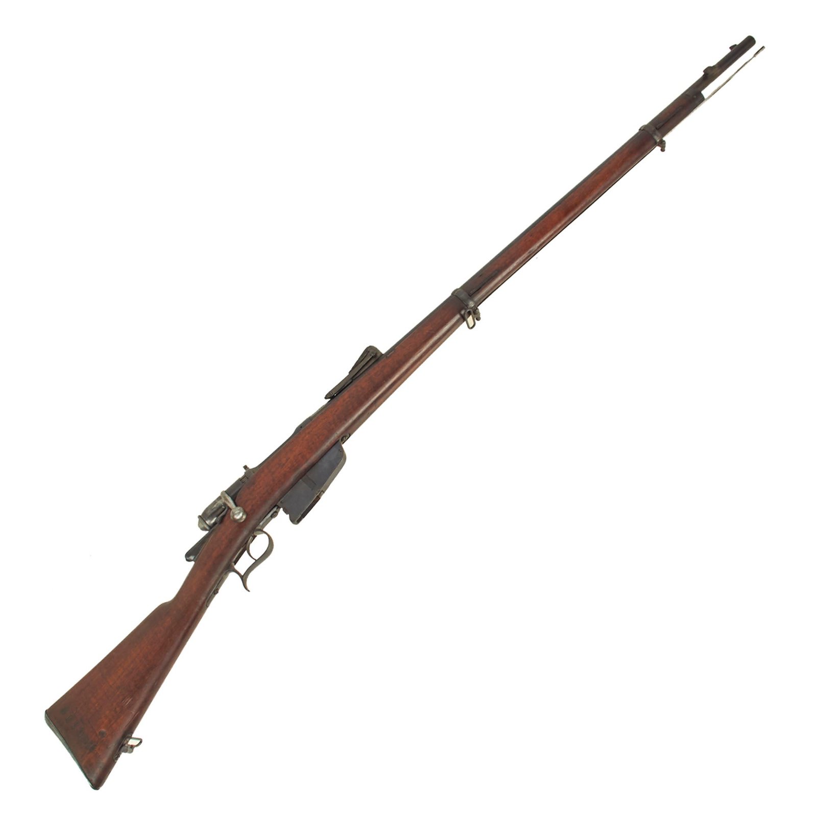 Buy Original Italian Vetterli M1870/87/15 Infantry Rifle Serial KO 7241 made in Terni Converted to 6.5mm - Dated 1889 | Original Firearms Antique For Sale