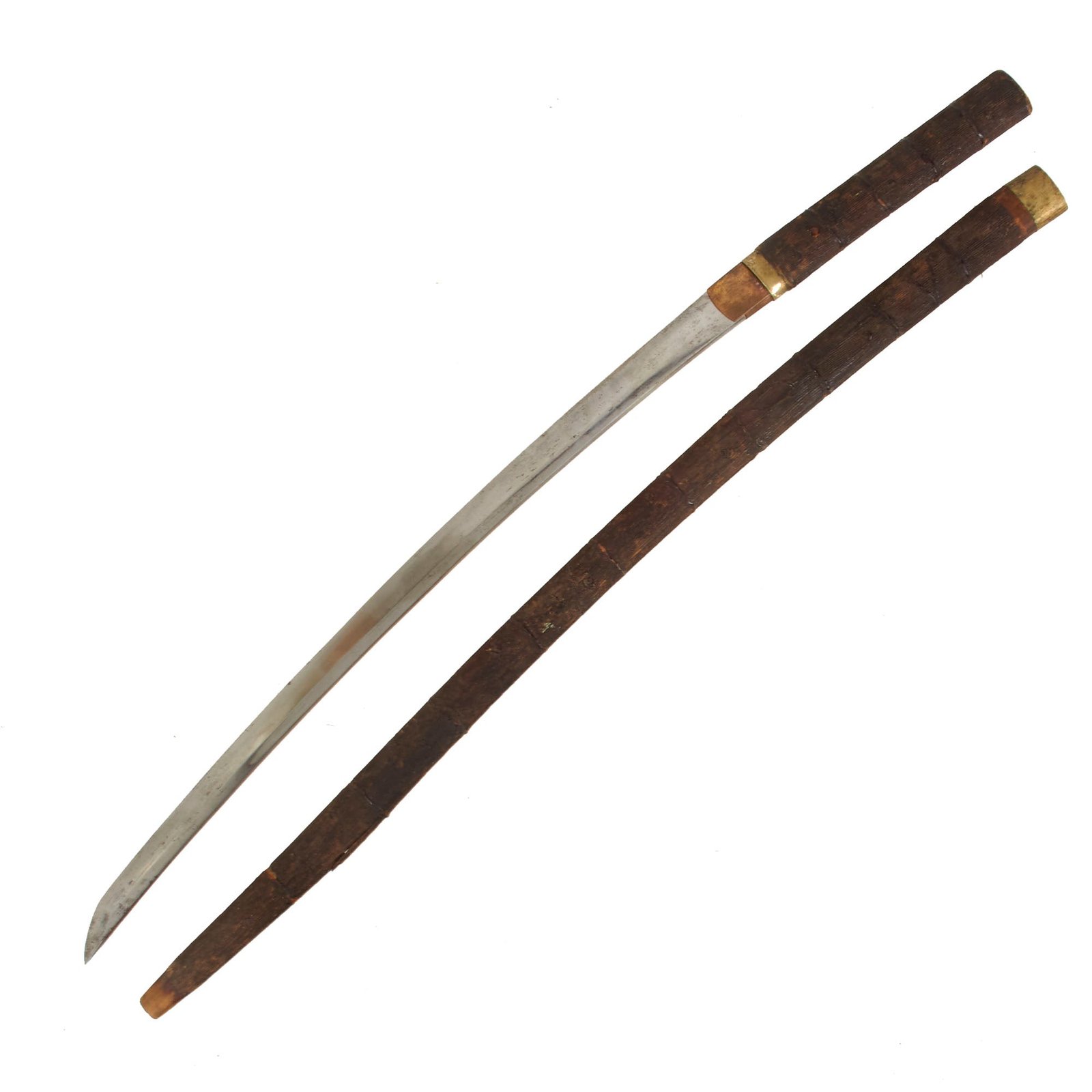 Buy Original 18th Century Edo Period Japanese Handmade Wakizashi Short Sword in Shikomizue Sword Cane Mountings | Original Firearms Antique For Sale