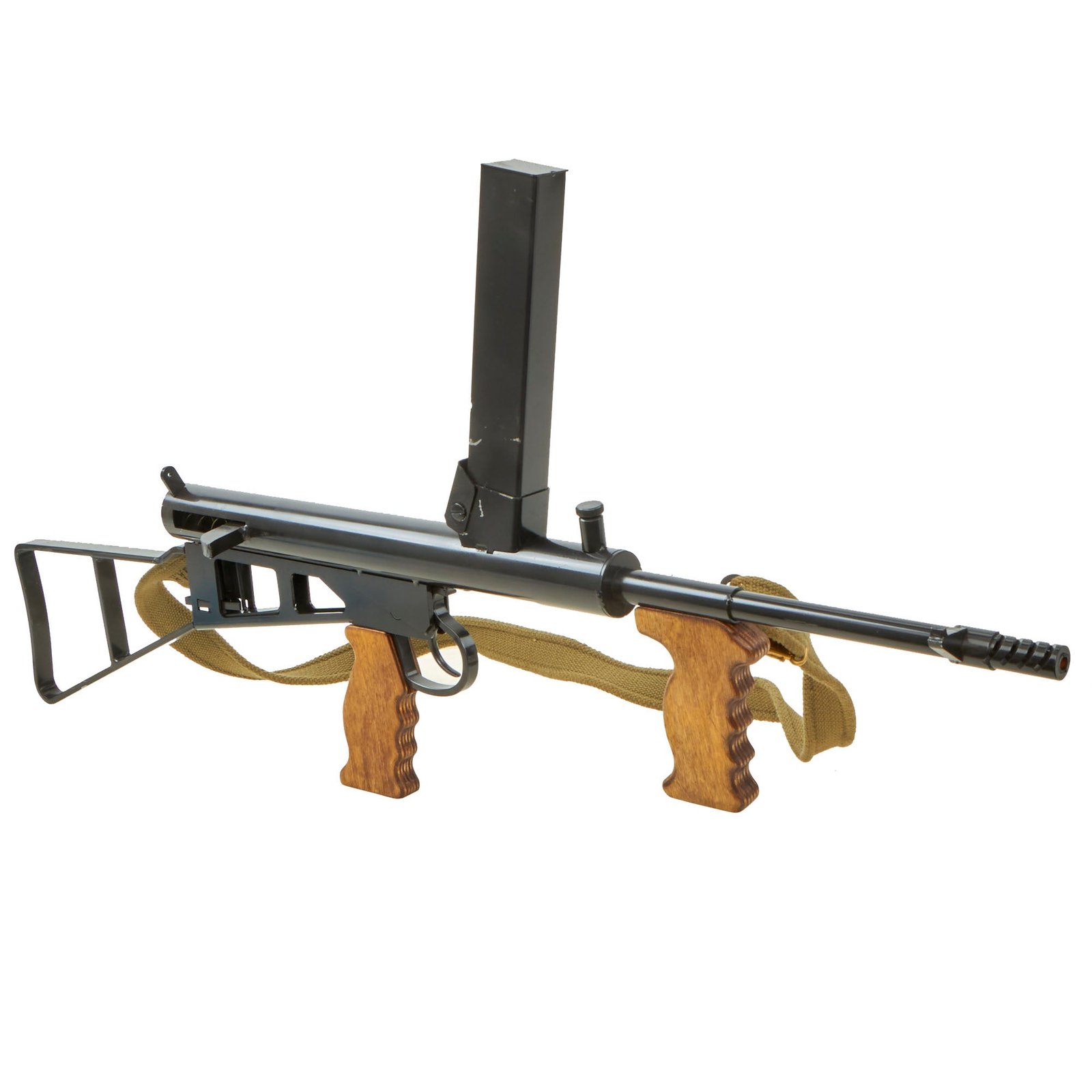 Buy Australian WWII Owen MK1 Machine Carbine SMG Custom Fabricated Replica with Sling | Original Firearms Antique For Sale