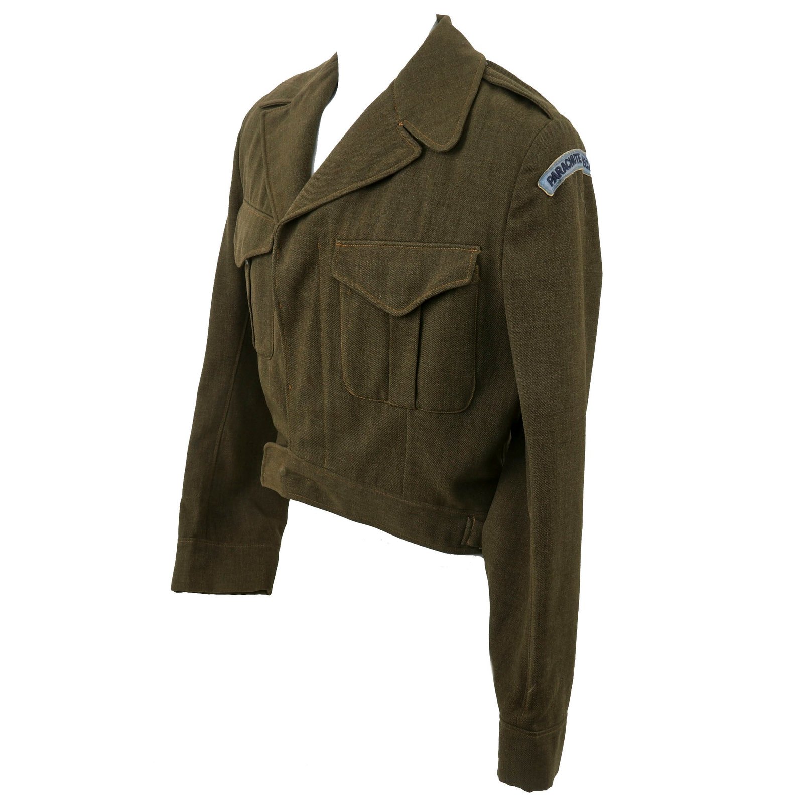Buy Original British WWII Airborne Parachute Regiment Officer’s Private Purchase Battledress Jacket Made From American Lend-Lease Wool | Original Firearms Antique For Sale