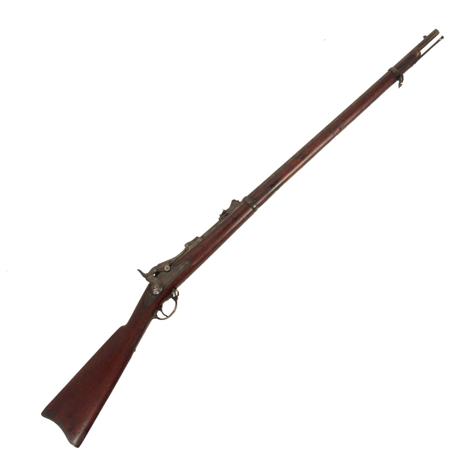Buy Original U.S. Springfield Trapdoor Model 1873 Rifle made in 1882 with Standard Ramrod - Serial No. 183233 | Original Firearms Antique For Sale