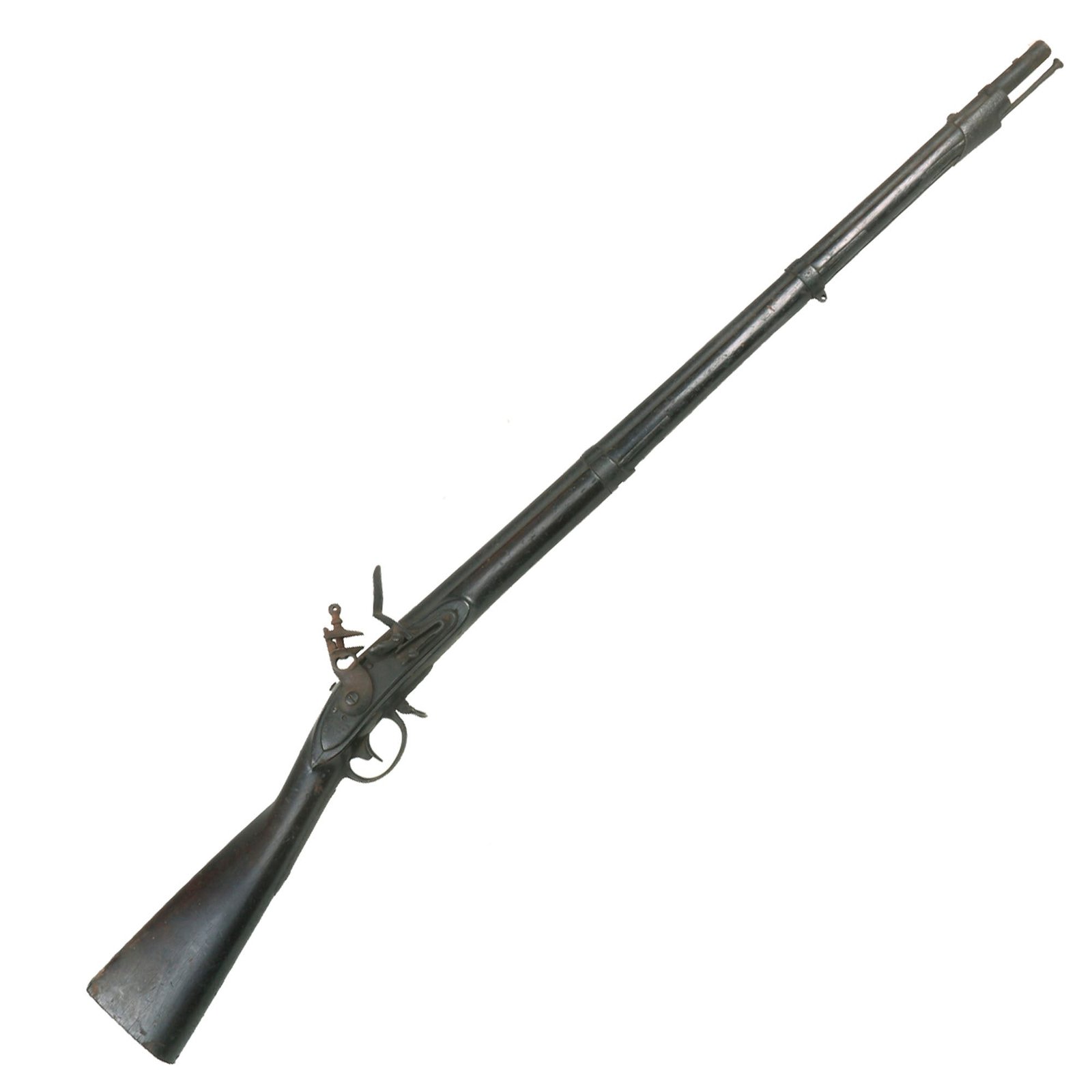 Buy Original U.S. Springfield Model 1816 Flintlock Short Musket by Harpers Ferry in Attic Fresh Condition - Dated 1820 | Original Firearms Antique For Sale