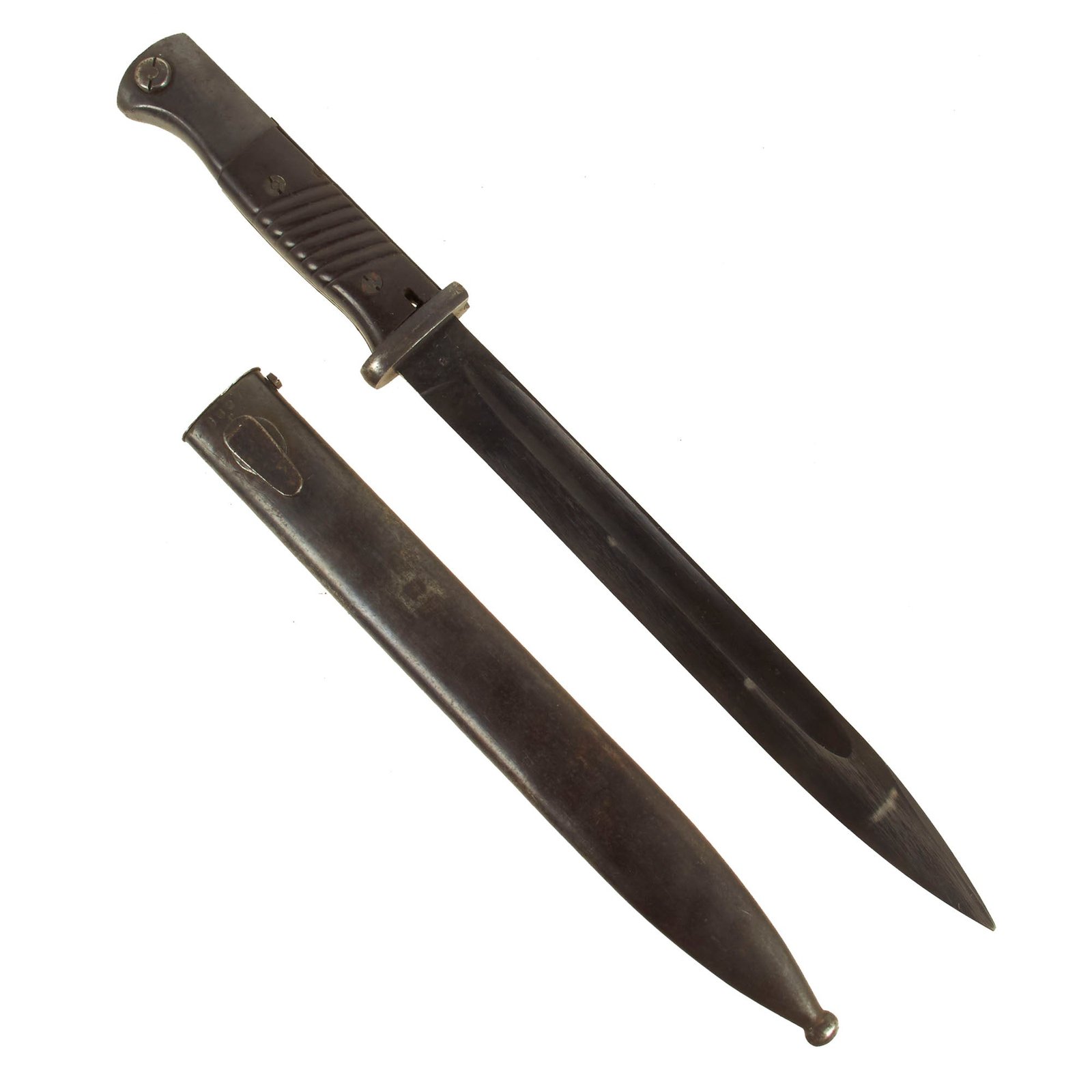 Buy Original German WWII 1942 dated 98k Bayonet by E. & F. Hörster of Solingen with Scabbard - Matching Serial 8827 c | Original Firearms Antique For Sale