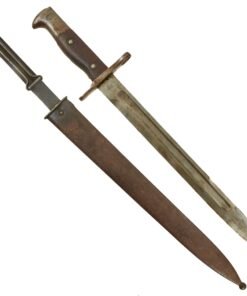 Buy Original U.S. Banana Wars Model 1892 Krag Rifle Bayonet and 2nd Pattern Scabbard - Dated 1903 | Original Firearms Antique For Sale