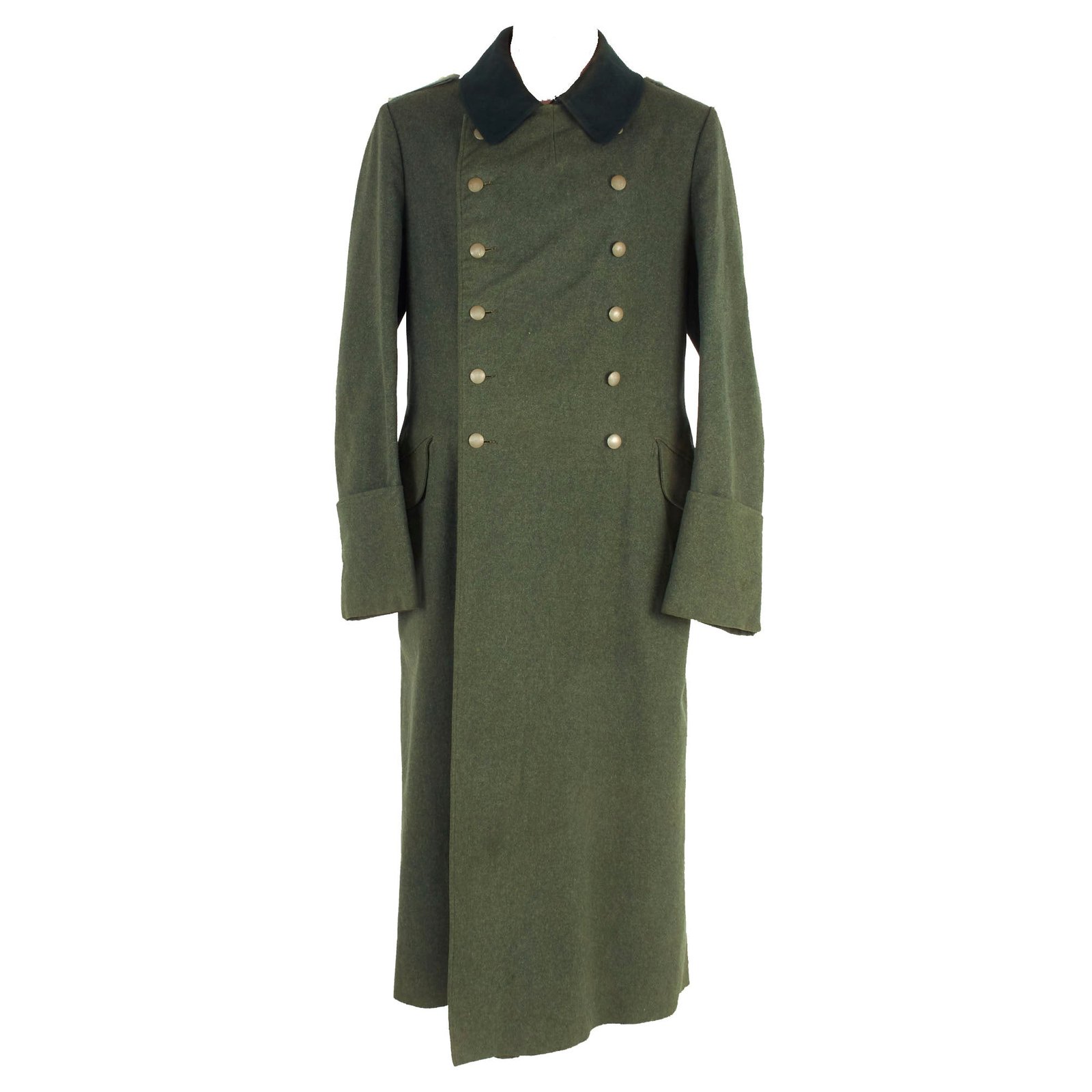 Buy Original Excellent German WWII Heer NCO Wool Greatcoat with Infantry Junior Officer Shoulder Boards - dated 1938 | Original Firearms Antique For Sale