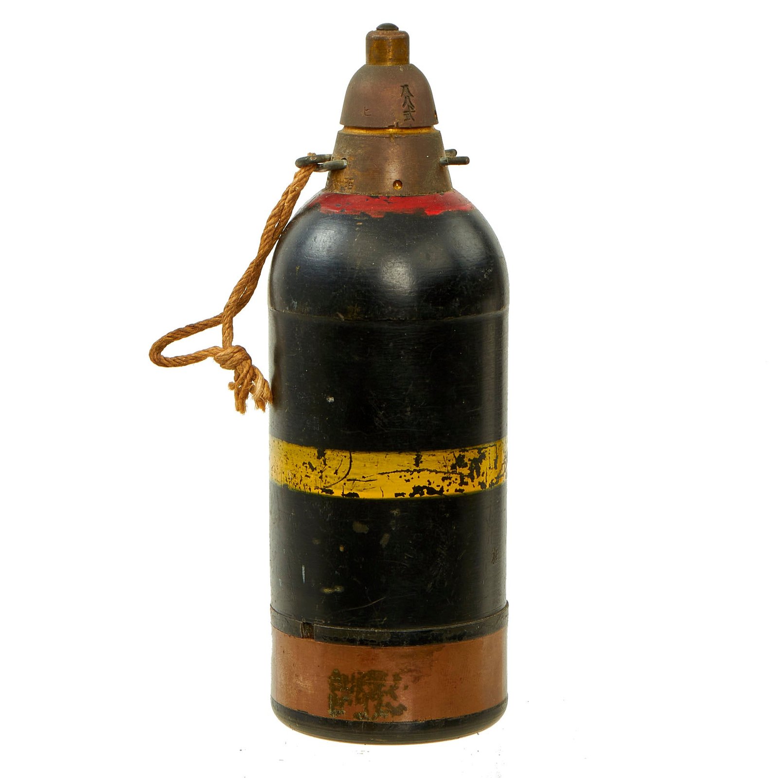 Buy Original Japanese WWII Inert Type 89 Knee Mortar 50mm Grenade Discharger Inert Round - Dated 1941 | Original Firearms Antique For Sale