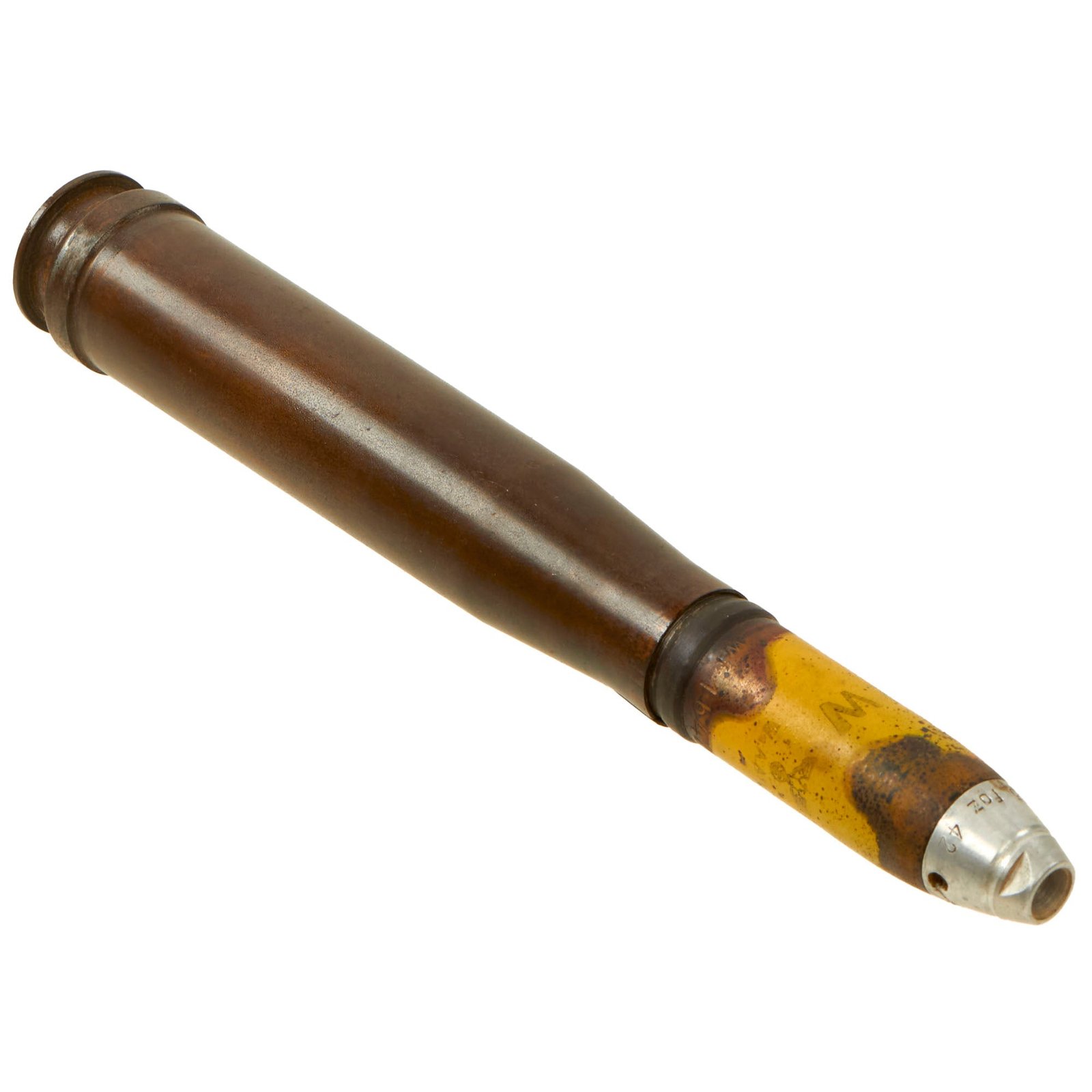 Buy Original German WWII Inert 20mm 20×138 FlaK HE High Explosive Round | Original Firearms Antique For Sale