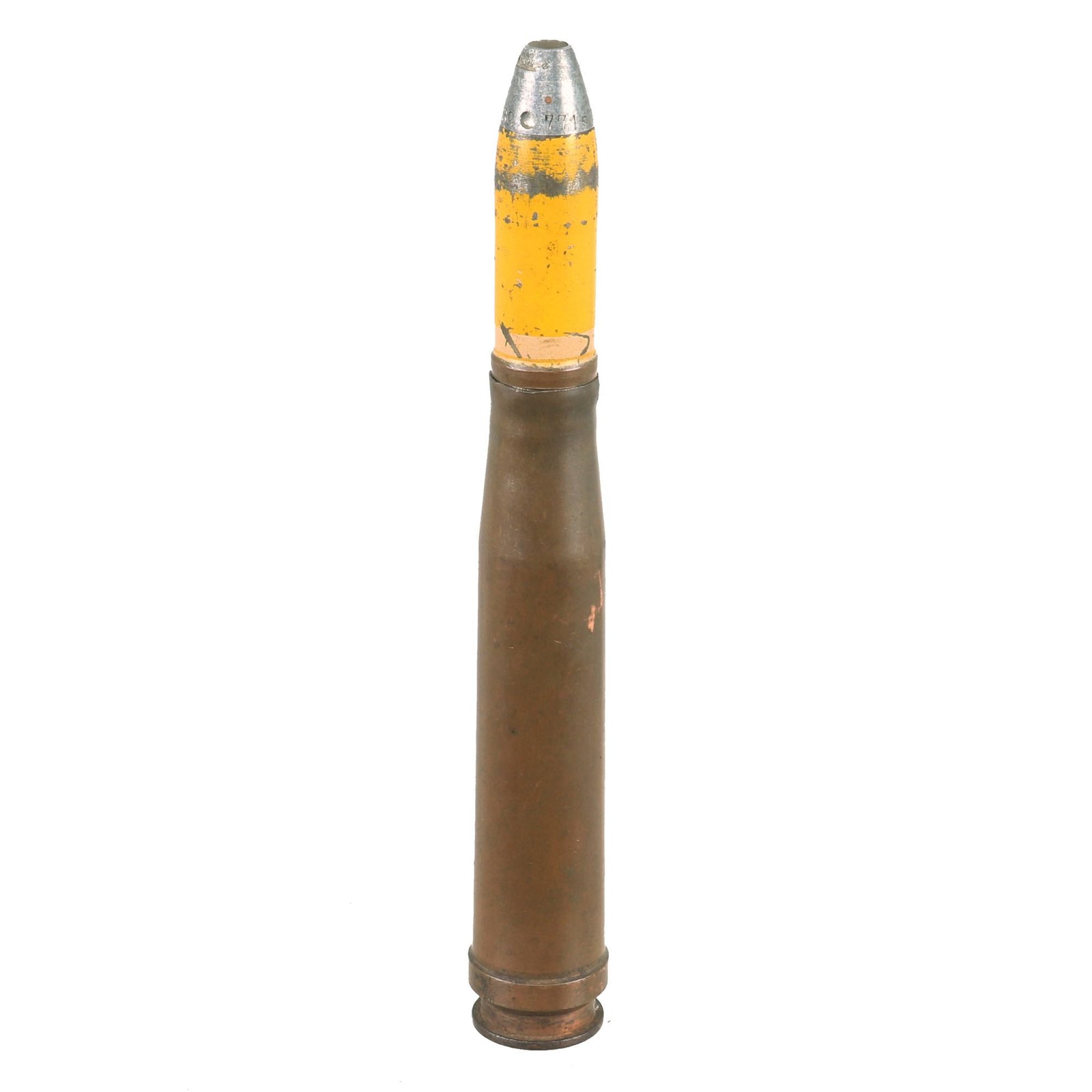 Buy Original German WWII Inert 20mm 20×138 FlaK HE High Explosive Round | Original Firearms Antique For Sale