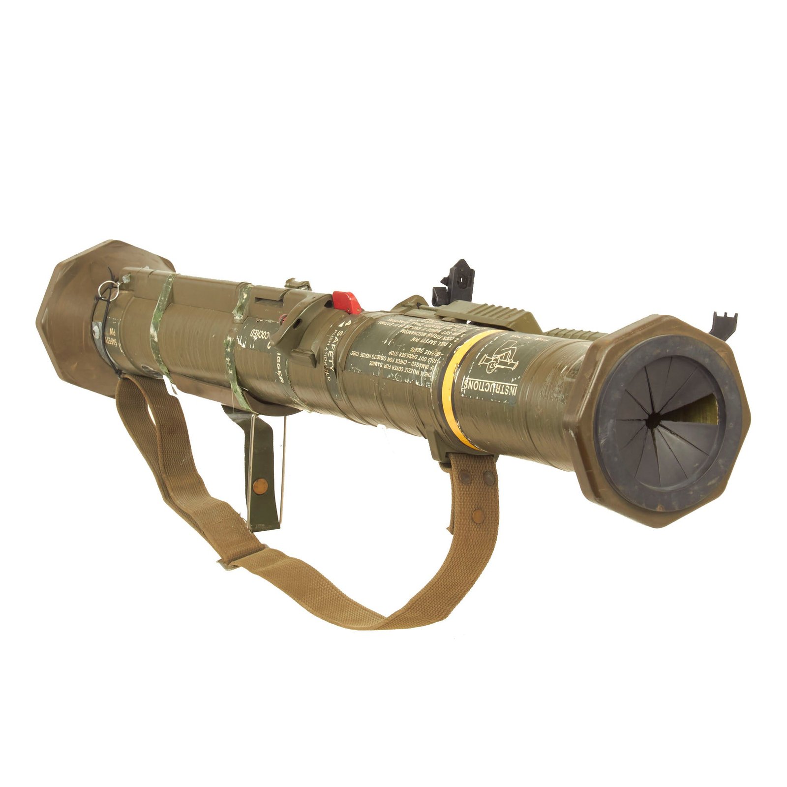 Buy Original U.S. M163 AT-4 Recoilless Smoothbore 84mm Anti-Tank Launcher with Sling - Inert | Original Firearms Antique For Sale