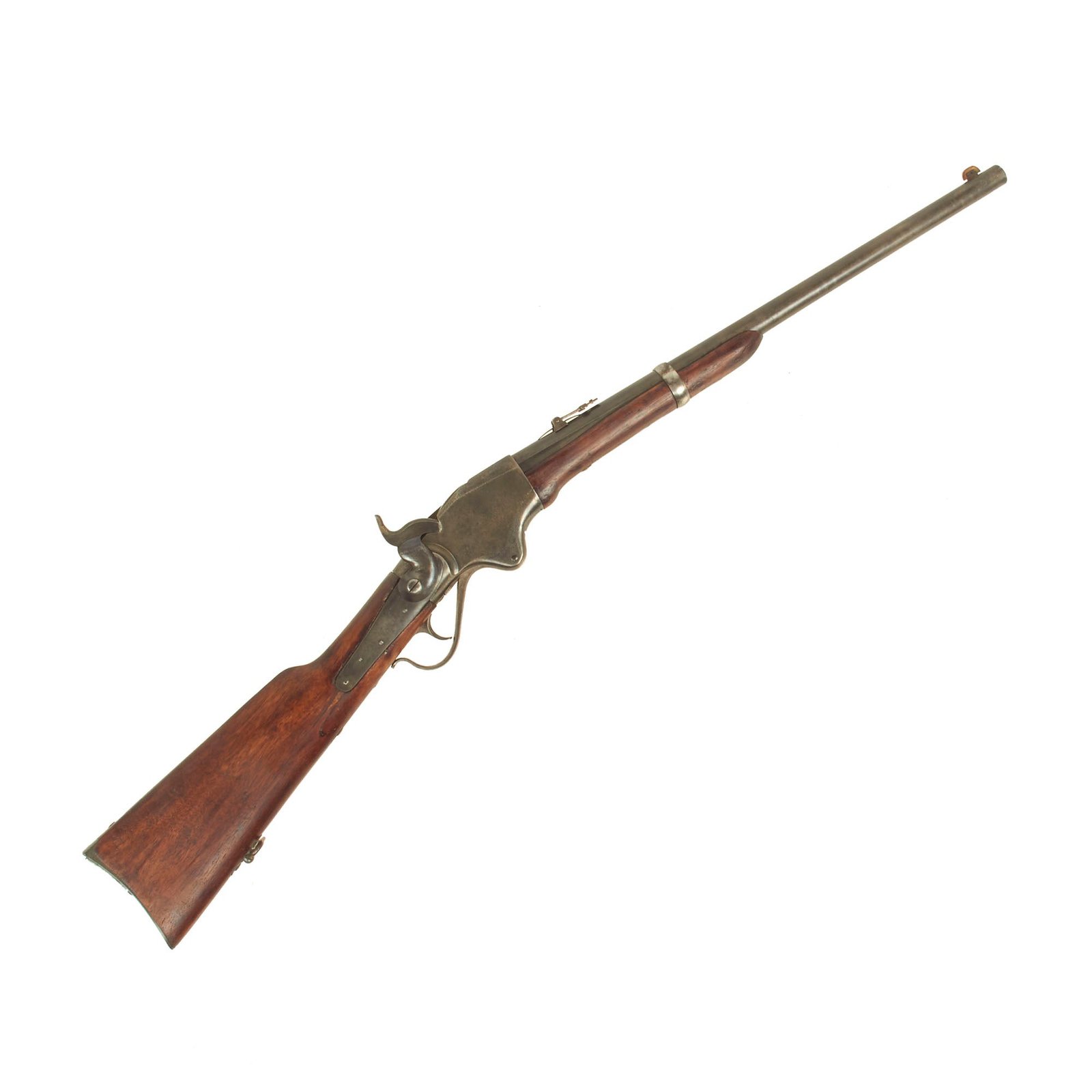Buy Original U.S. Civil War Model 1860 Spencer Repeating Saddle Ring Carbine Serial Number 40019 - circa 1864 | Original Firearms Antique For Sale
