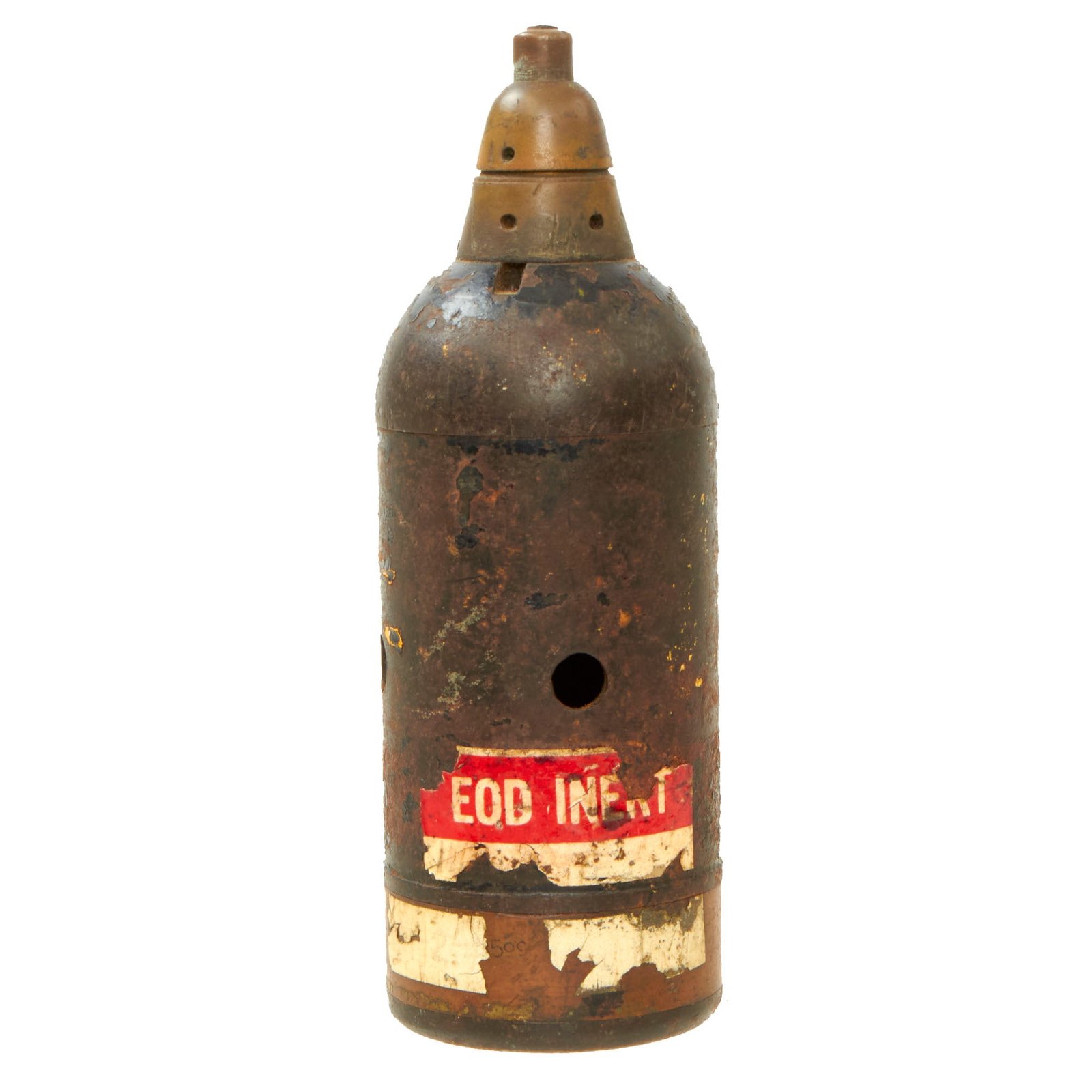 Buy Original Japanese WWII 1939 Dated Inert Type 89 Knee Mortar 50mm Grenade Discharger Inert Round - Marked Explosive Ordnance Disposal (EOD) | Original Firearms Antique For Sale