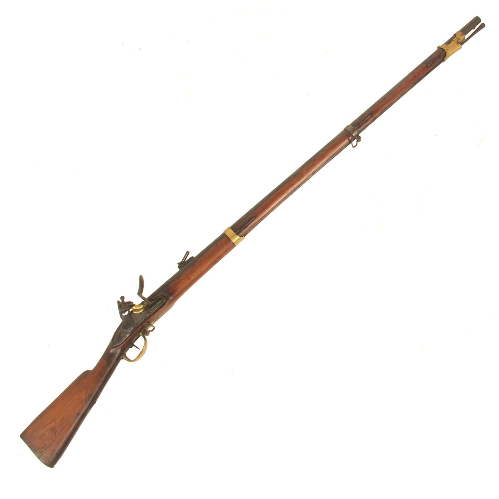 Buy Original French Napoleonic Modèle 1777 Corrigé Flintlock Musket by Charleville Arsenal - Barrel dated 1818 | Original Firearms Antique For Sale
