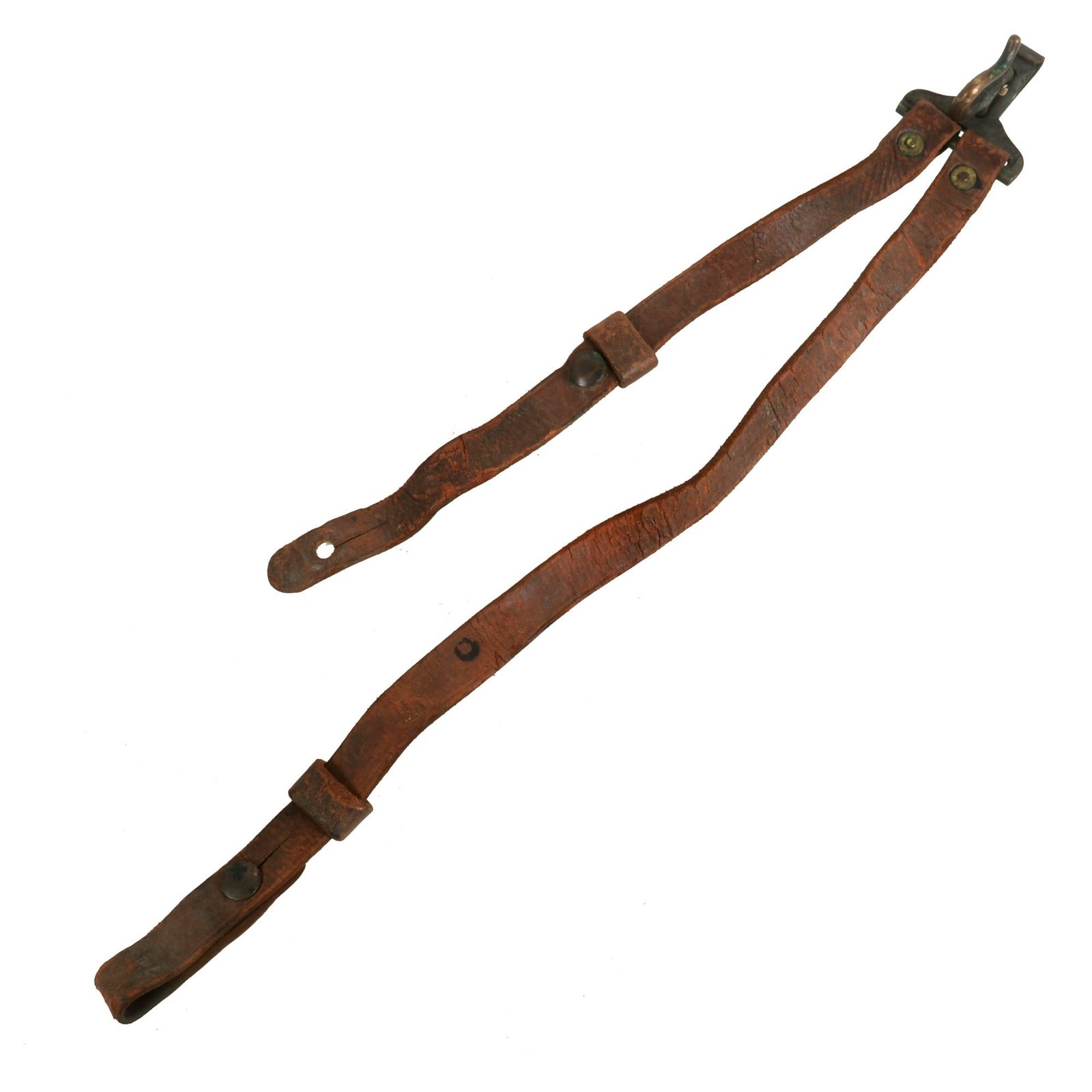 Buy Original U.S. WWI Era M1902 Cavalry Sword / Saber Leather Hanger Straps for M1902/04/1910 Gear | Original Firearms Antique For Sale