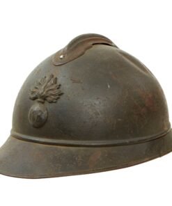 Buy Original French M1915 Adrian Infantry Helmet Shell in Size A - Horizon Blue | Original Firearms Antique For Sale