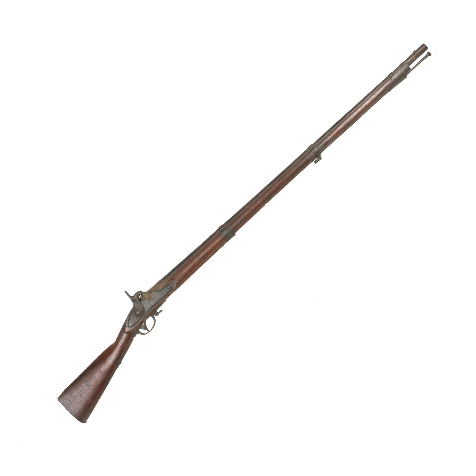 Buy Original U.S. Springfield Model 1816 Contract Musket by Brooke Evans Arsenal Converted to Percussion | Original Firearms Antique For Sale