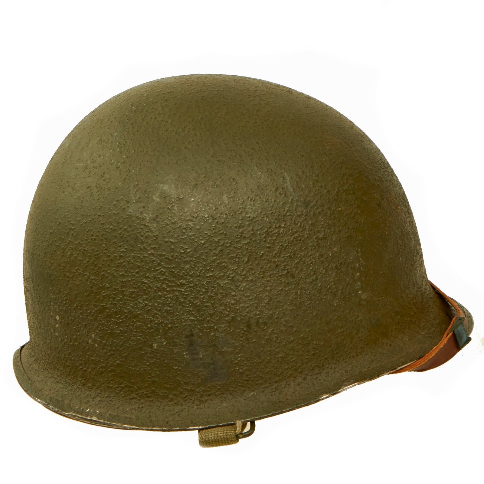 Buy Original U.S. WWII Unissued M1 Schlueter Rear Seam Swivel Bale Helmet with Firestone Liner - Complete | Original Firearms Antique For Sale