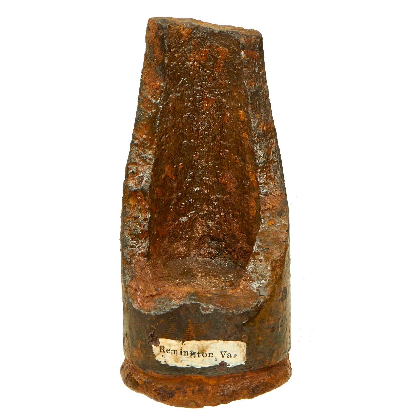 Buy Original U.S. Confederate Civil War Federal 3.67 Inch 20pdr Parrott Shell Fragment - Recovered From Remington, Virginia | Original Firearms Antique For Sale