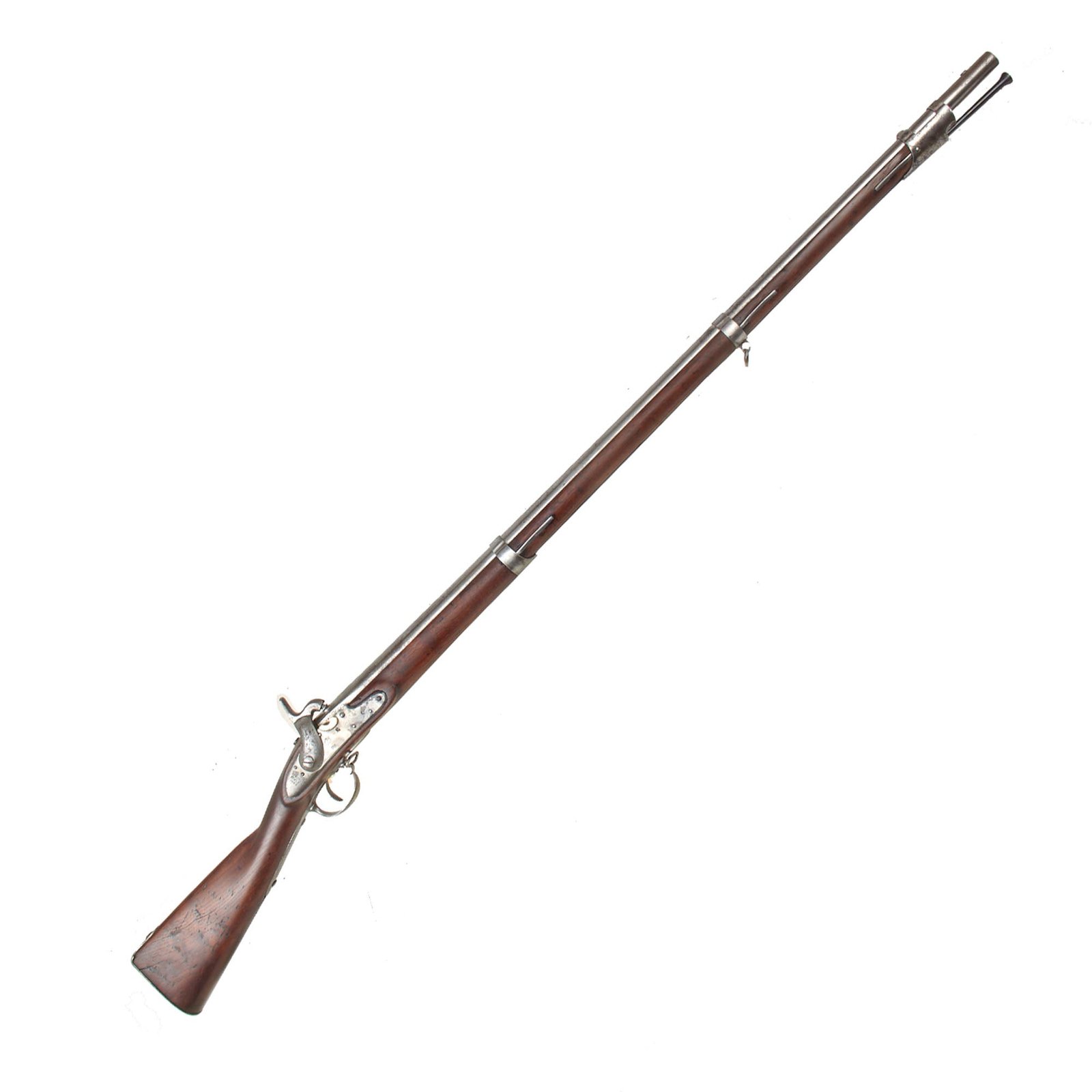 Buy Original U.S. Springfield Model 1822 Cone in Barrel Percussion Converted Musket - Dated 1829 & 1832 | Original Firearms Antique For Sale