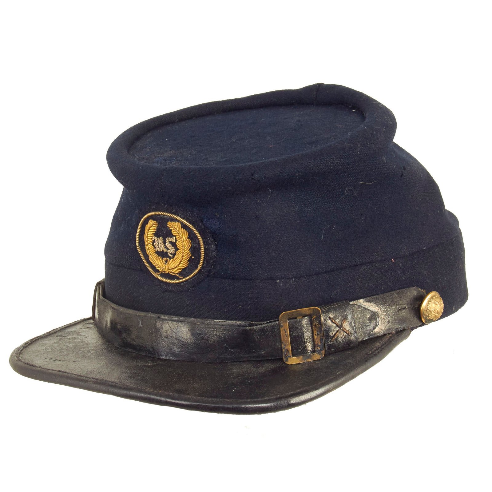 Buy Original U.S. Civil War Private Purchase Chasseur Style Pattern Kepi With General and Staff Officers Bullion Badge | Original Firearms Antique For Sale