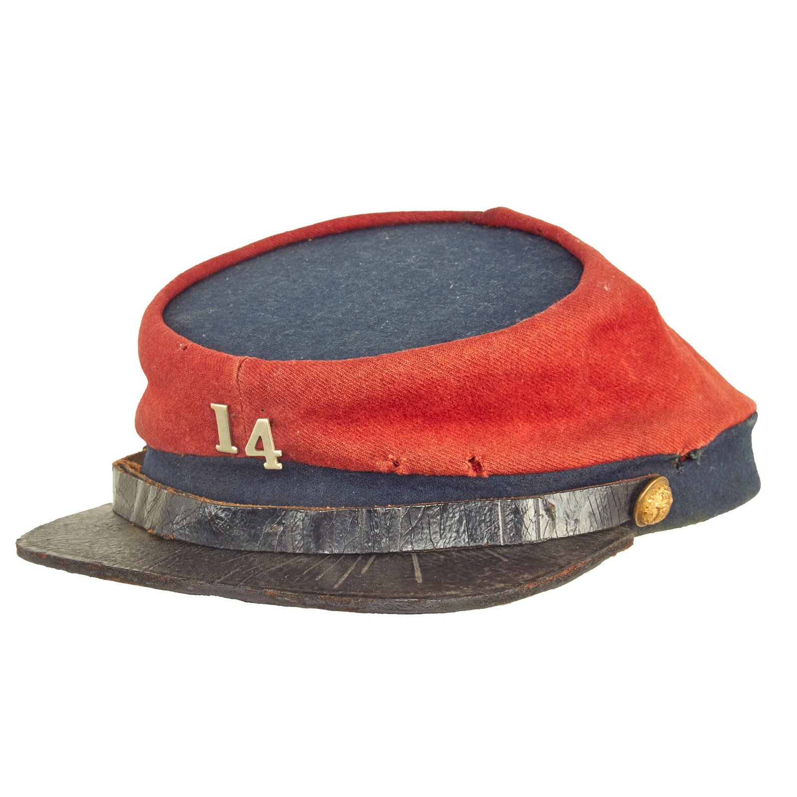 Buy Original Civil War Union 14th Brooklyn “Red Legged Devils” Kepi by Baker and McKenney | Original Firearms Antique For Sale