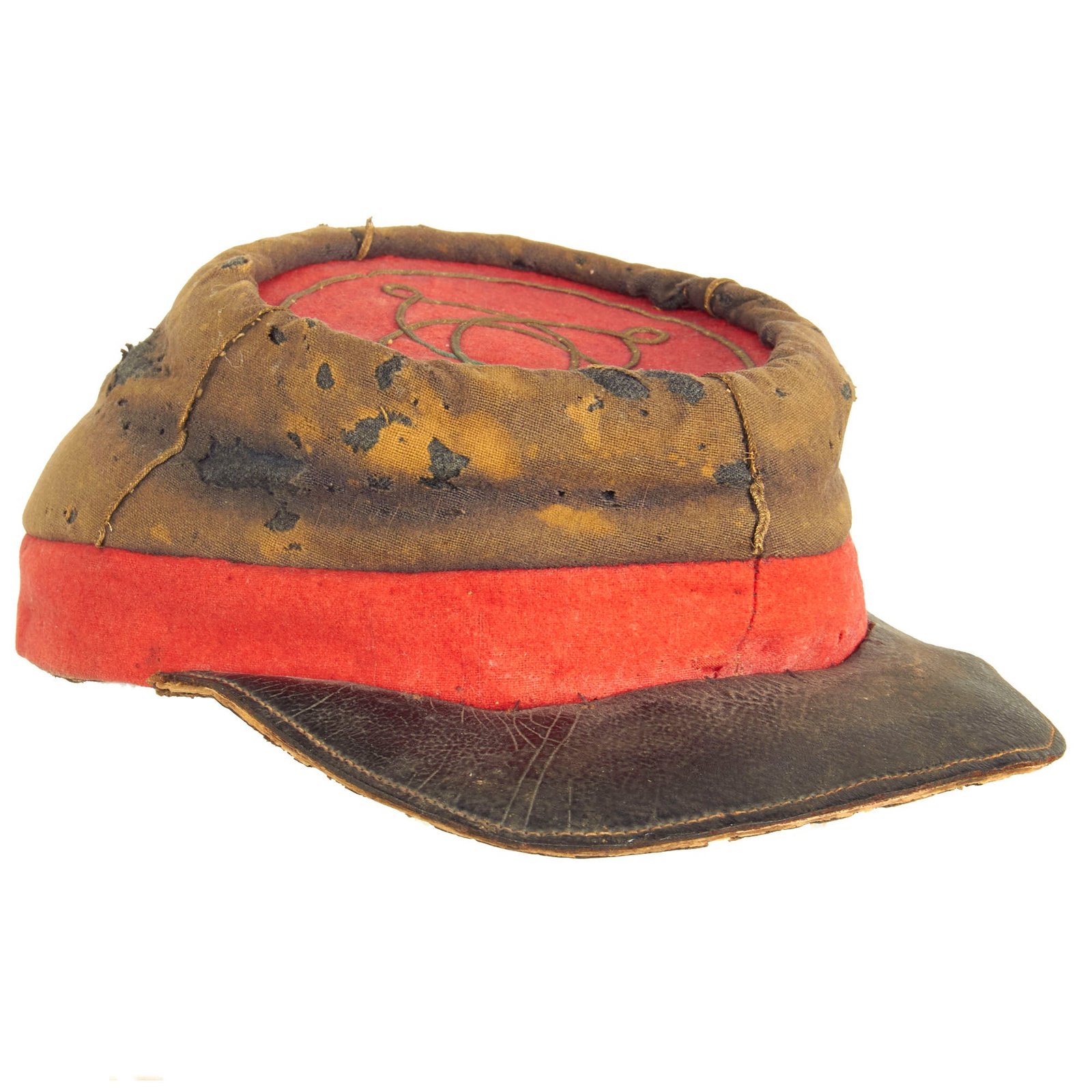 Buy Original U.S. Civil War Confederate Richmond Virginia Depot Artillery Officer’s Kepi | Original Firearms Antique For Sale