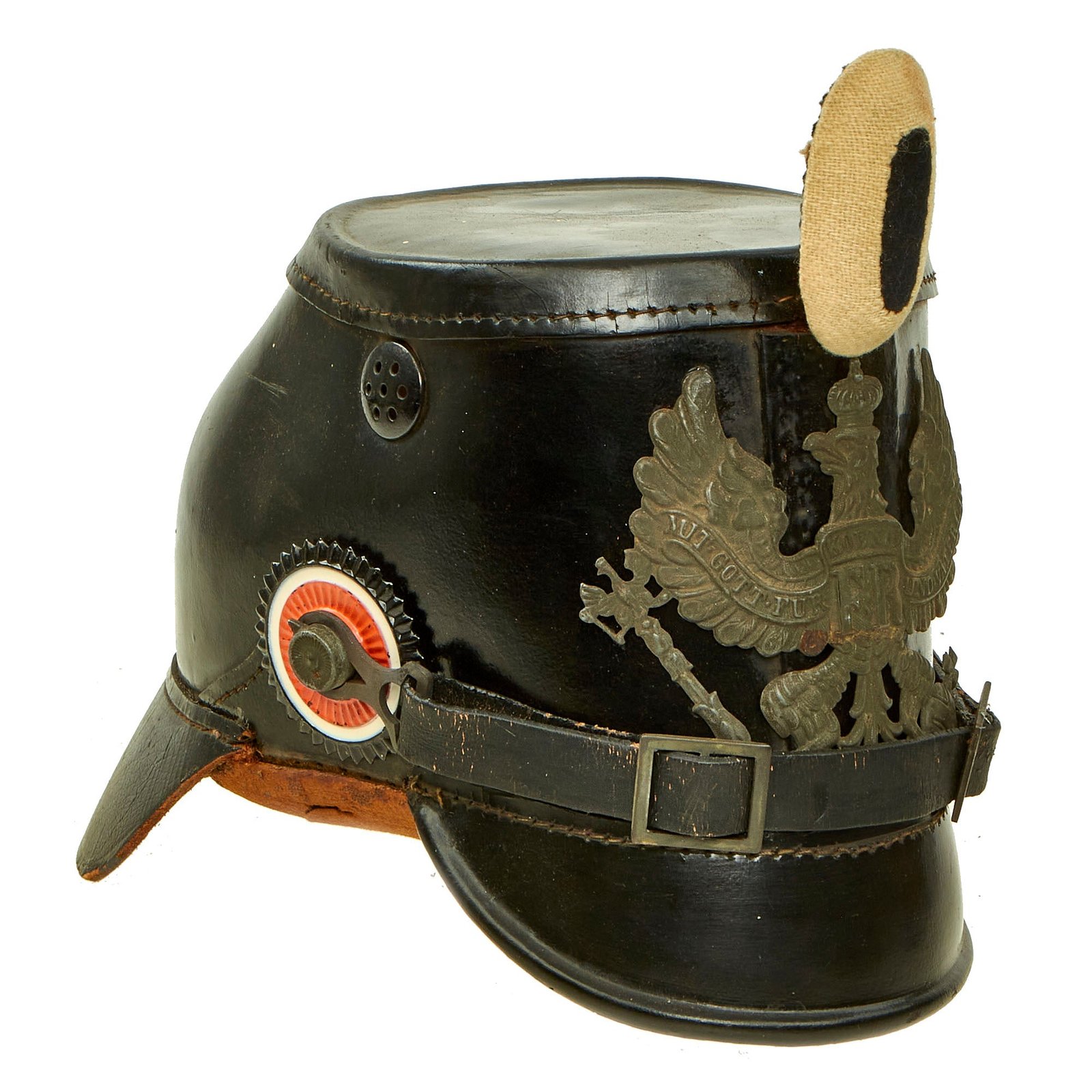 Buy Original Imperial German WWI Prussian M1915 Jäger Enlisted Shako | Original Firearms Antique For Sale