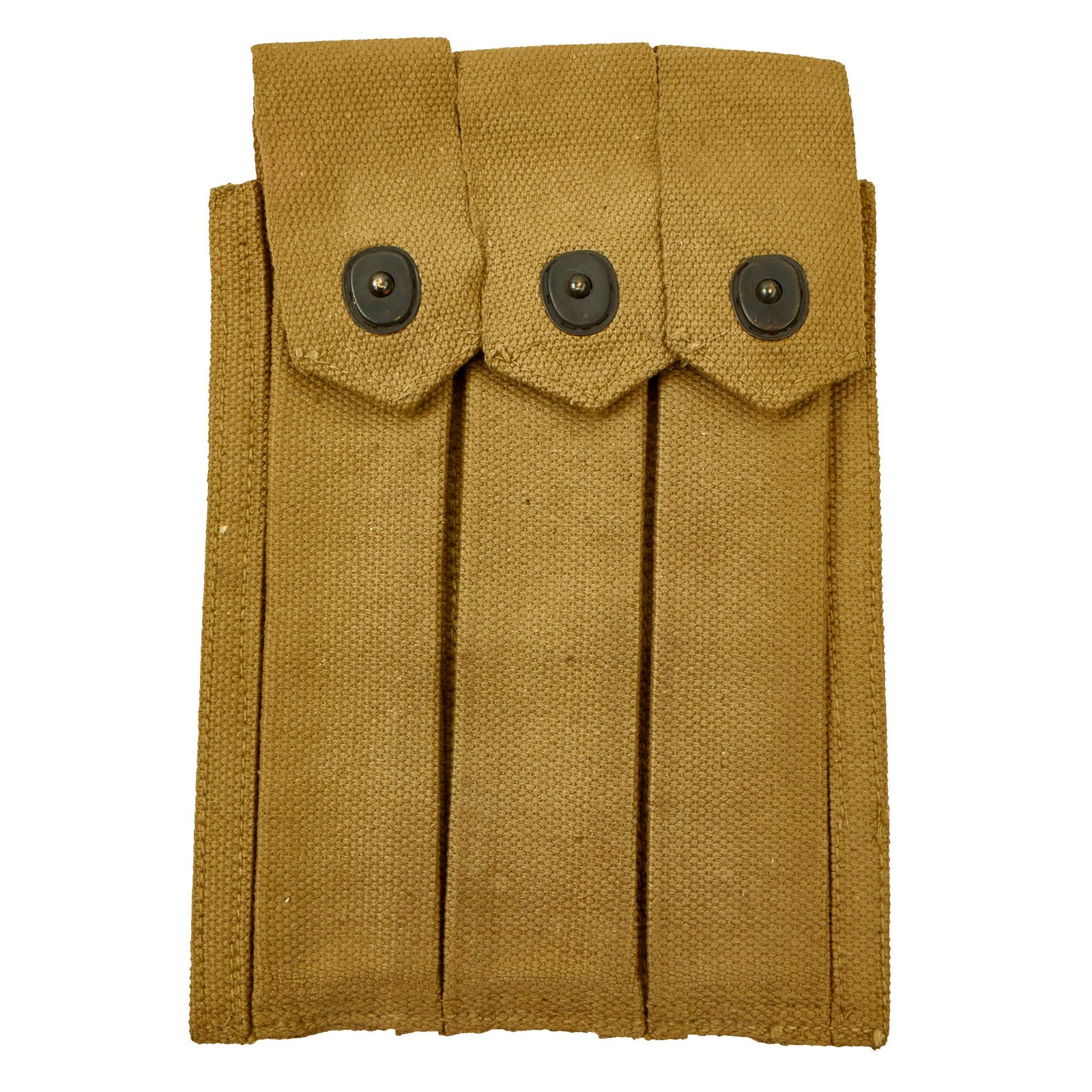 Buy Original U.S. WWII USMC 1944 Dated Thompson .45 Submachine Gun Magazine Pouch by Russell Mfg. Co. | Original Firearms Antique For Sale