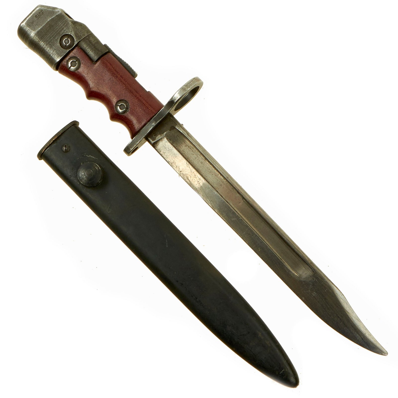 Buy Original British No. 7 Mk. I/L Swivel Pommel Bayonet Fighting Knife with Scabbard | Original Firearms Antique For Sale
