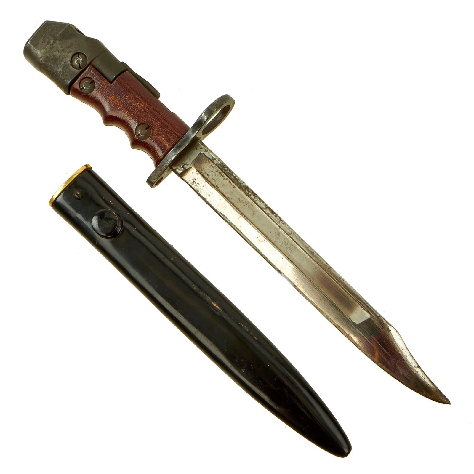 Buy Original British No. 7 Mk. I/L Swivel Pommel Bayonet Fighting Knife with Scabbard | Original Firearms Antique For Sale