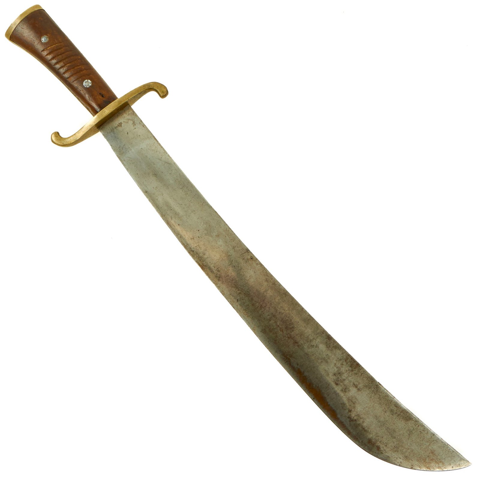 Buy Original Rare German WWII Early Luftwaffe Brass Handle Survival Machete by ALCOSO - circa 1936 - 1940 | Original Firearms Antique For Sale