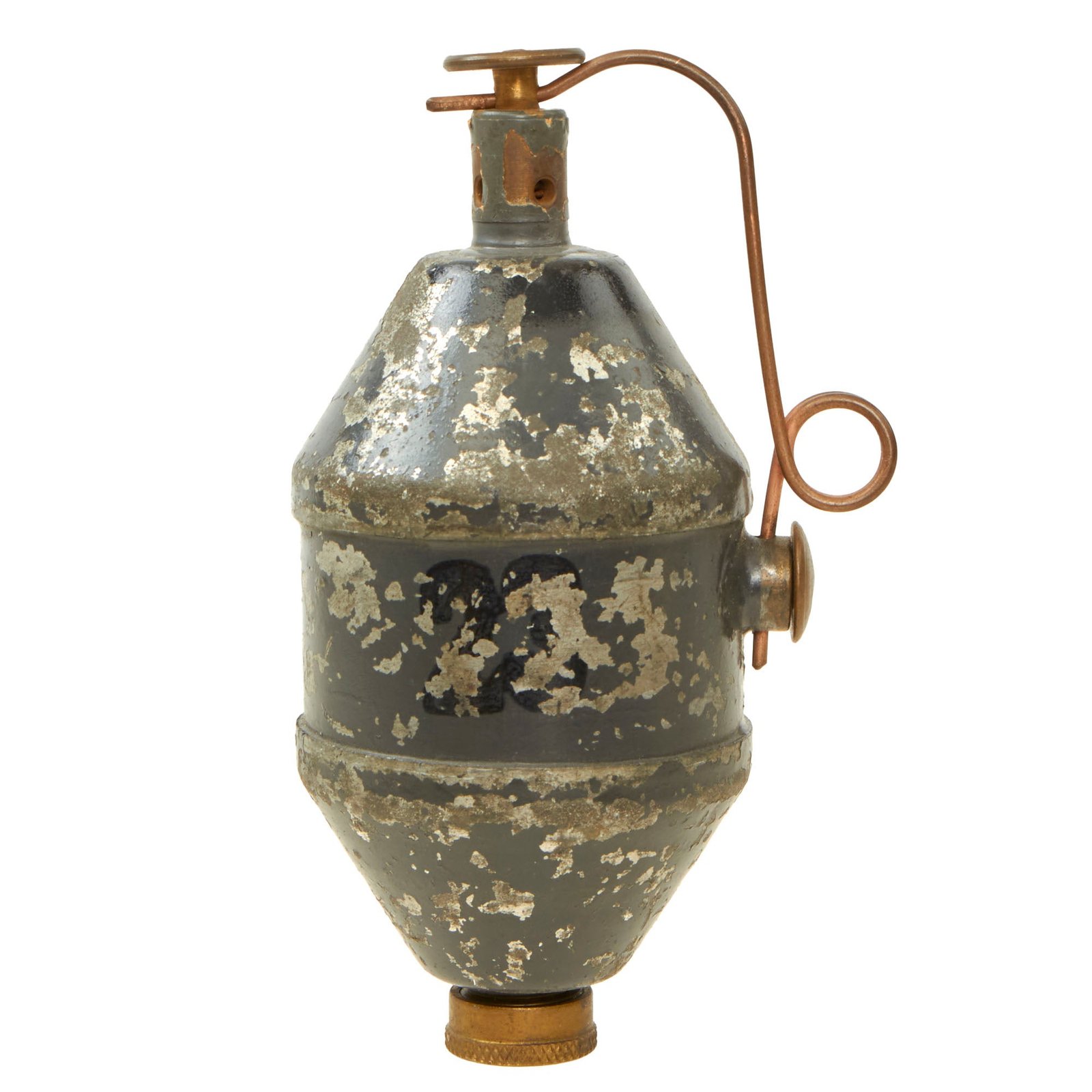 Buy Original German WWII Handgranate 343 d - Danish Model 1923 Training Grenade - Inert | Original Firearms Antique For Sale