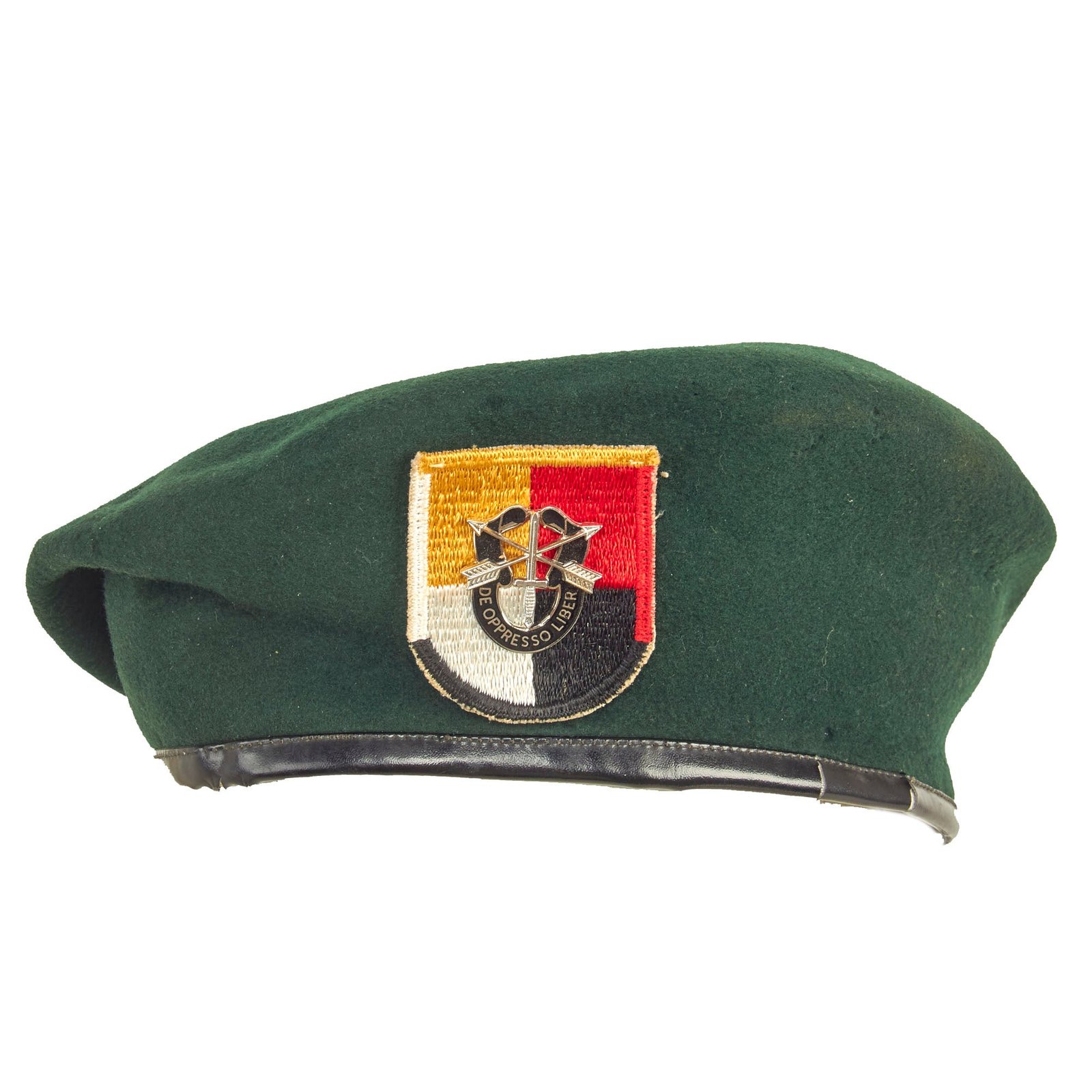 Buy Original U.S. Vietnam War 3rd Special Forces Group (Airborne) In Country Made Green Beret | Original Firearms Antique For Sale