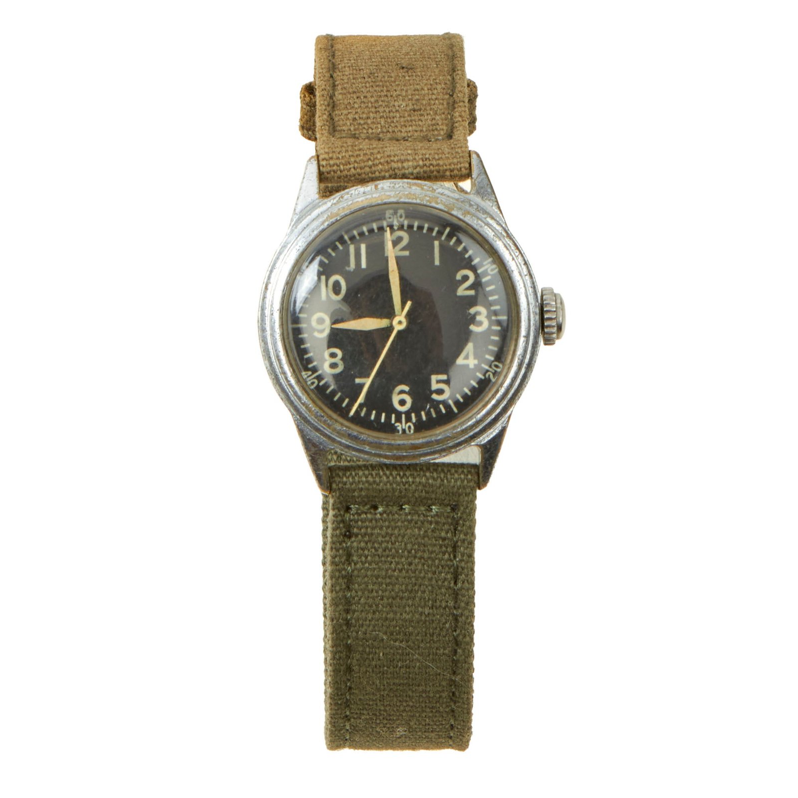 Buy Original U.S. WWII Fully Functional Type A-11 USAAF Wrist Watch by Elgin - Serial # Y668301 (1945) | Original Firearms Antique For Sale