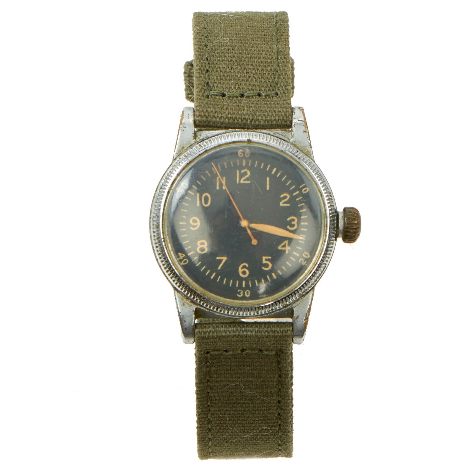 Buy Original U.S. WWII 1945 Dated Type A-11 USAAF Wrist Watch by Waltham - Fully Functional | Original Firearms Antique For Sale