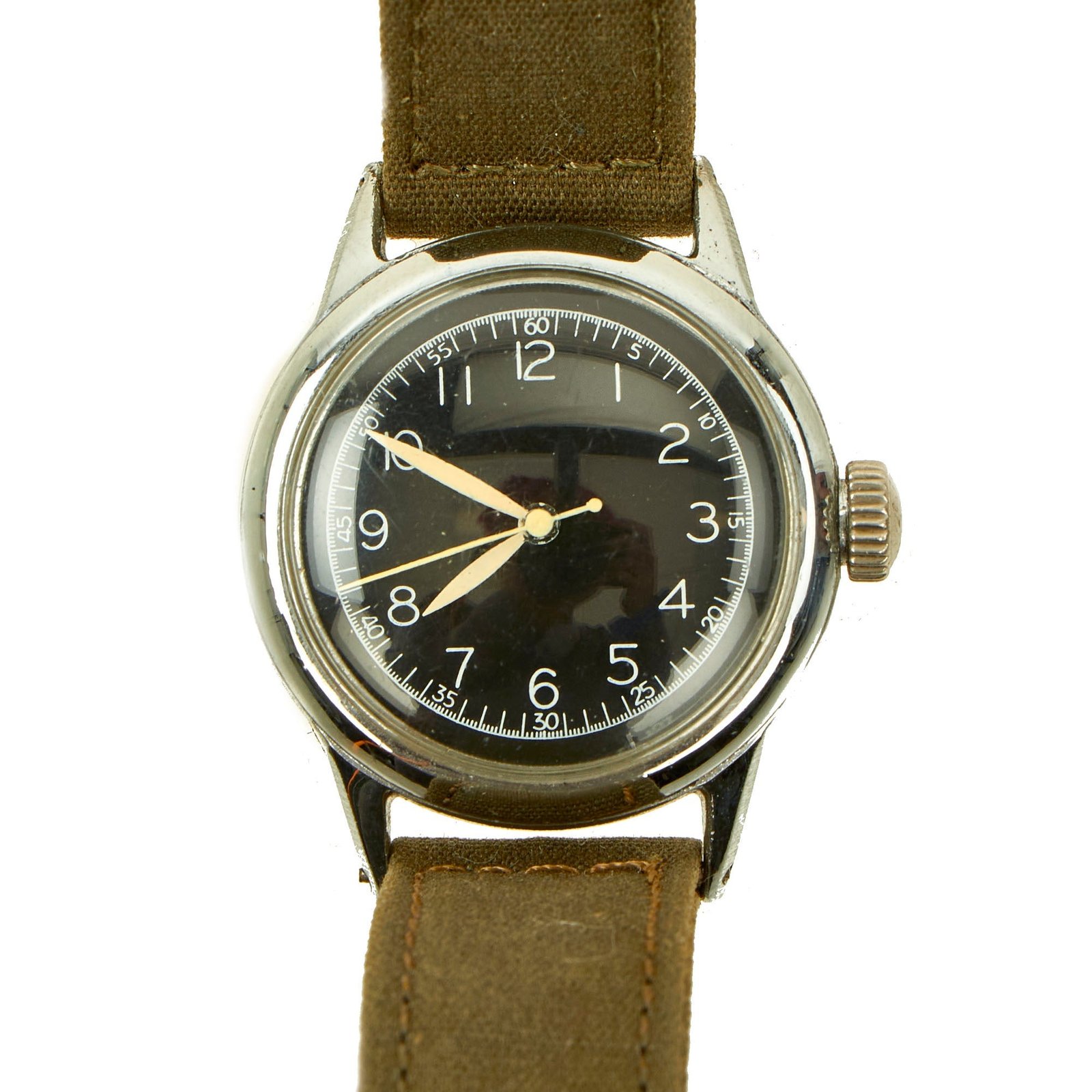 Buy Original U.S. WWII 1944 Dated Type A-11 US Army Wrist Watch by Waltham - Fully Functional | Original Firearms Antique For Sale