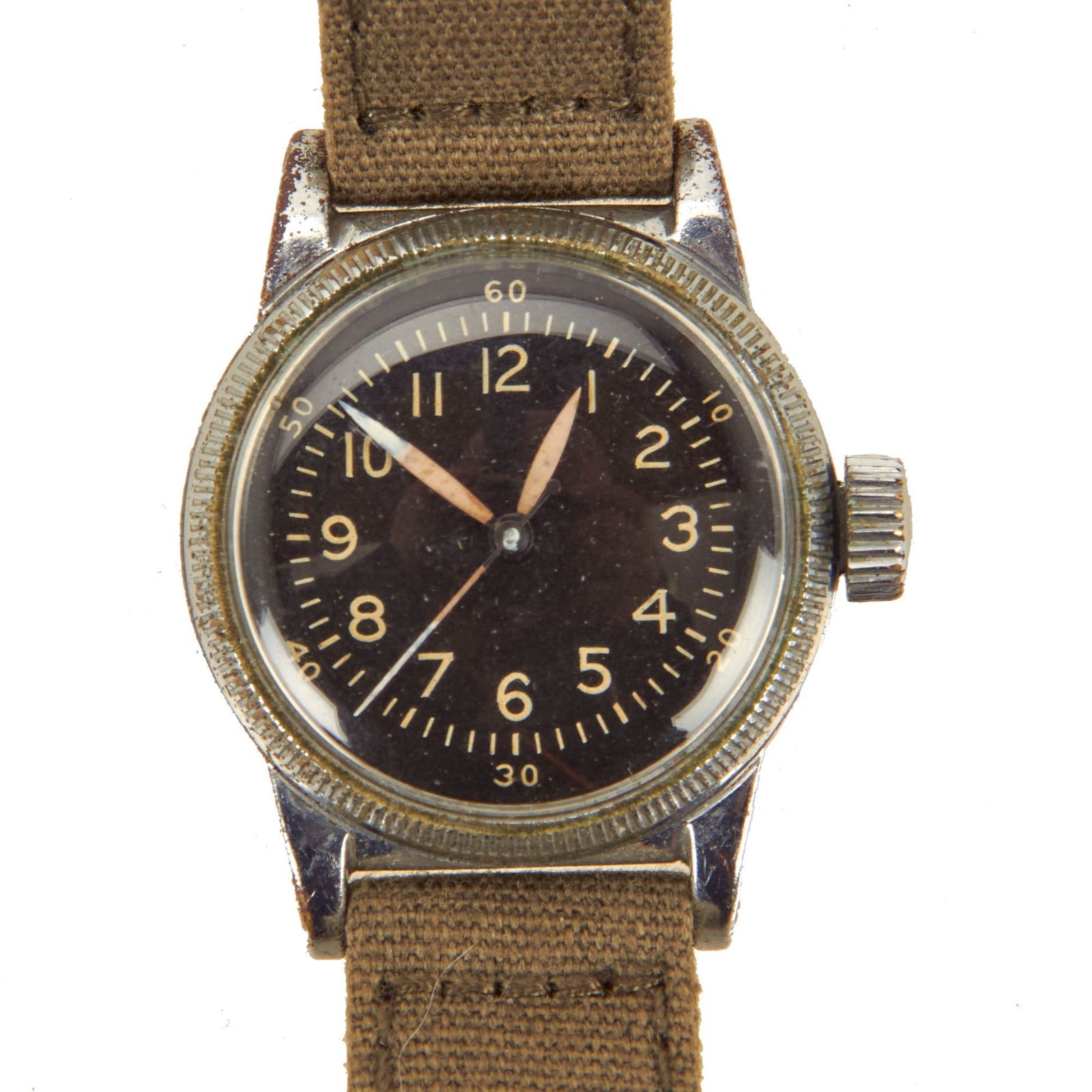 Buy Original U.S. WWII 1945 dated Type A-11 US Army Wrist Watch by Waltham - Fully Functional | Original Firearms Antique For Sale