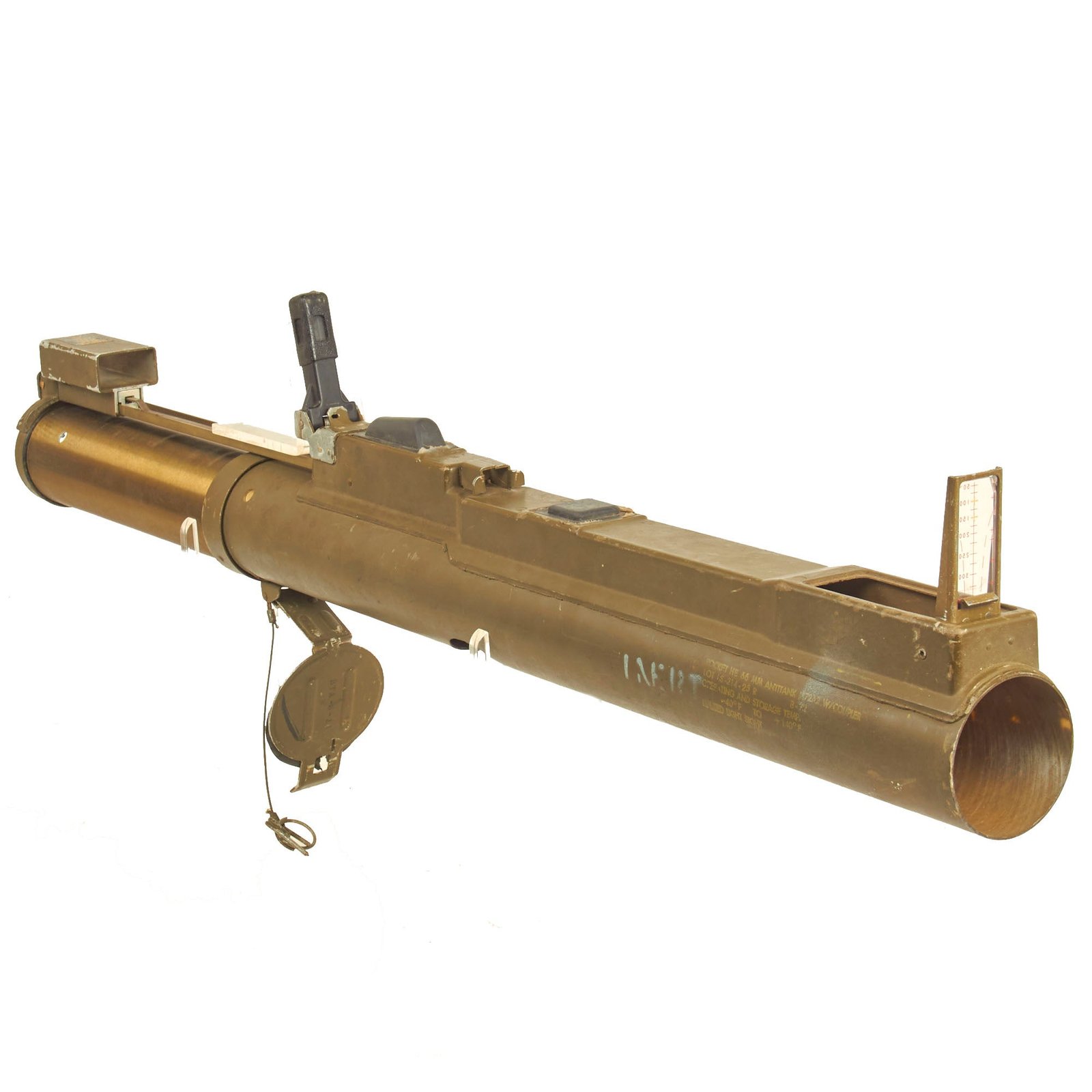 Buy Original U.S. Vietnam War Era Complete M72A2 Light Anti-Armor Weapon “LAW” Tube - Dated 1972 - INERT | Original Firearms Antique For Sale