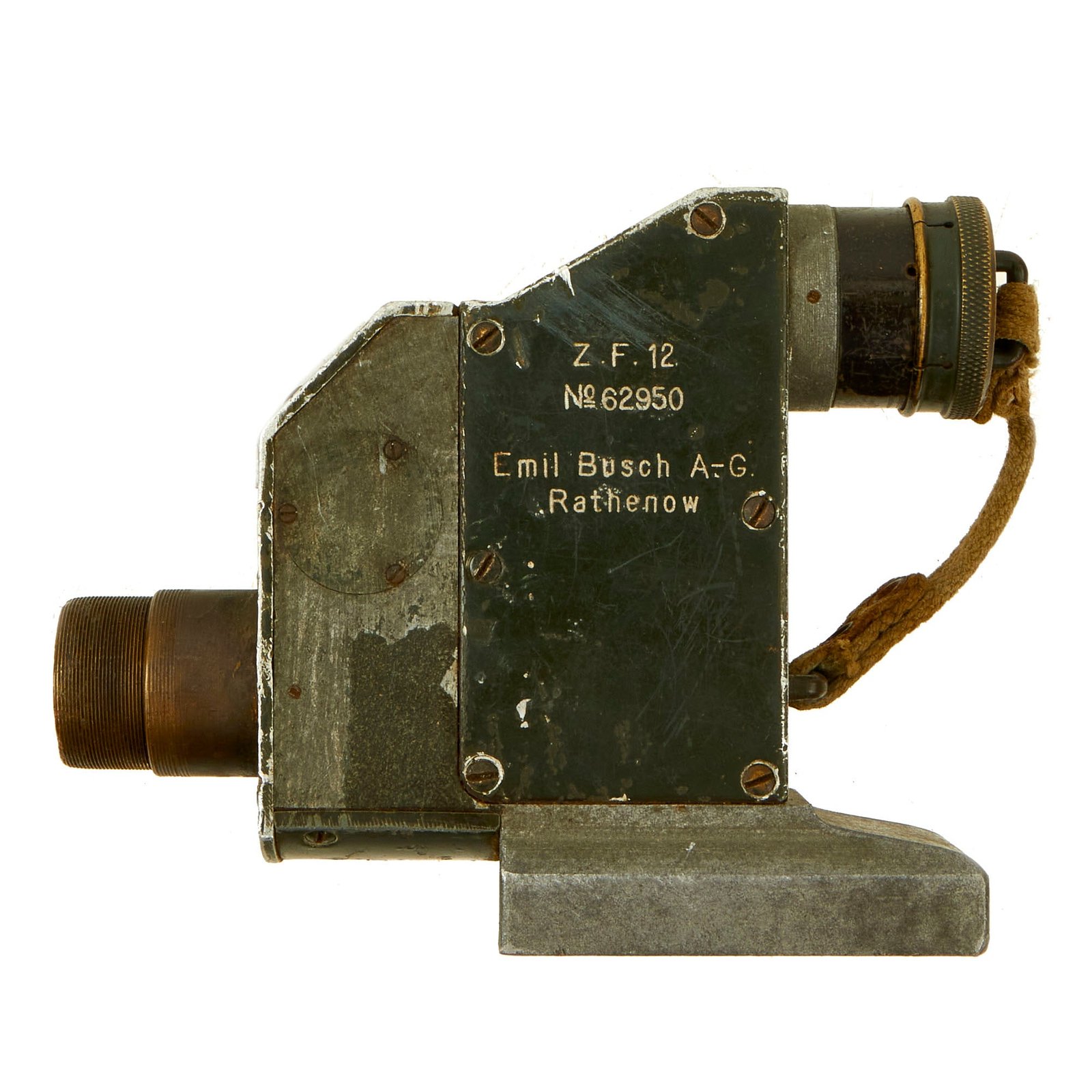 Buy Original German WWI MG08 Machine Gun Z.F. 12 Telescopic Optical Sight by Emil Busch A.-G. | Original Firearms Antique For Sale