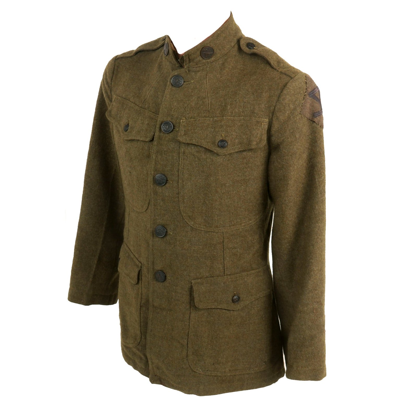 Buy Original U.S. WWI 26th Infantry Division Quartermaster Uniform Tunic - “Yankee Division” | Original Firearms Antique For Sale