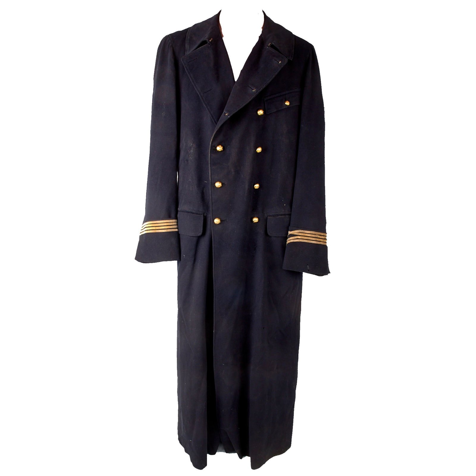 Original French WWI Early War Artillery Major Officer’s Greatcoat & Lieutenant’s Kepi with Officer’s Belt - Circa 1914