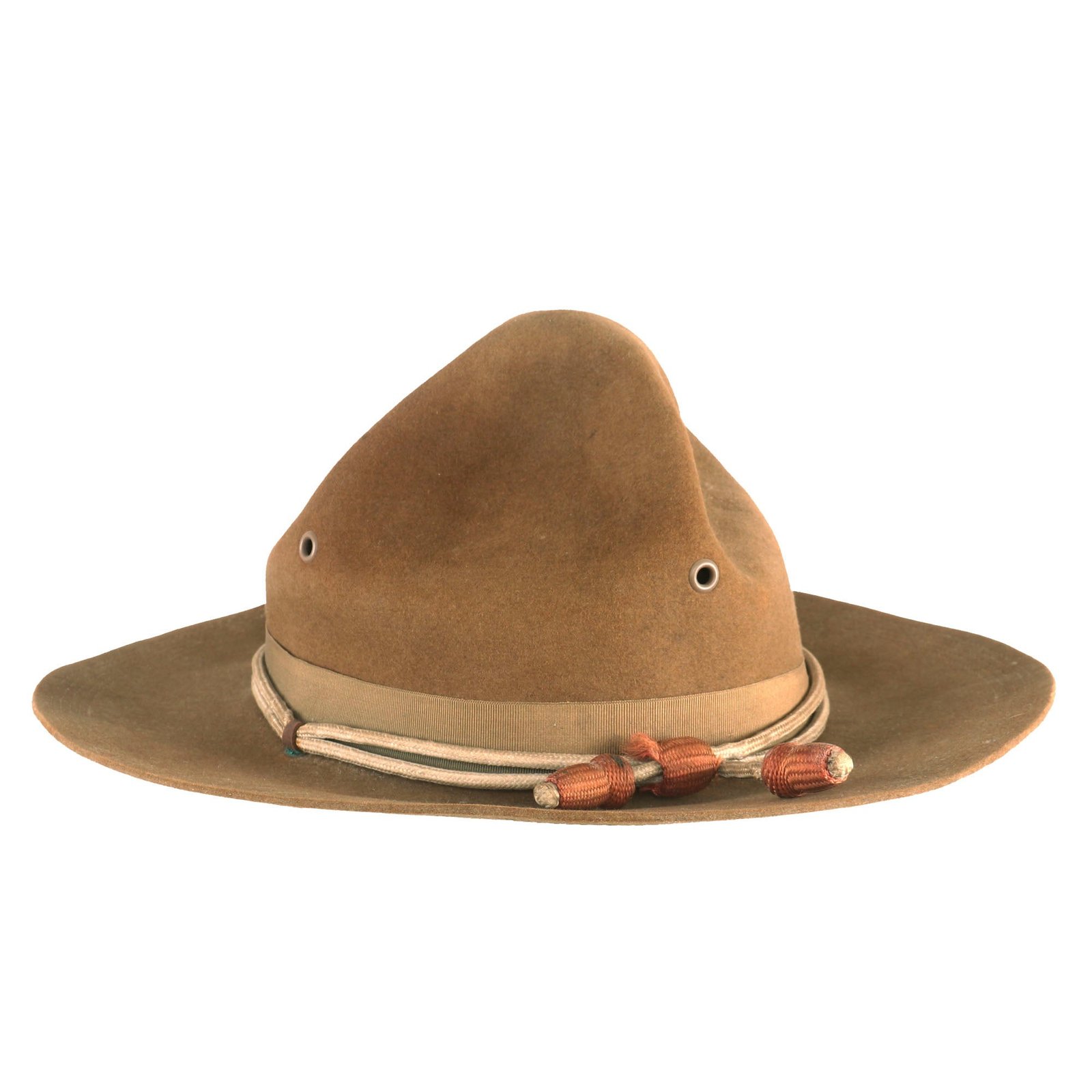 Buy Original U.S. Pre-WWII M1911 Campaign Hat in with Quartermaster Cord - United Hatters, Cap and Millinery Workers International Union / CB Rutan Company | Original Firearms Antique For Sale